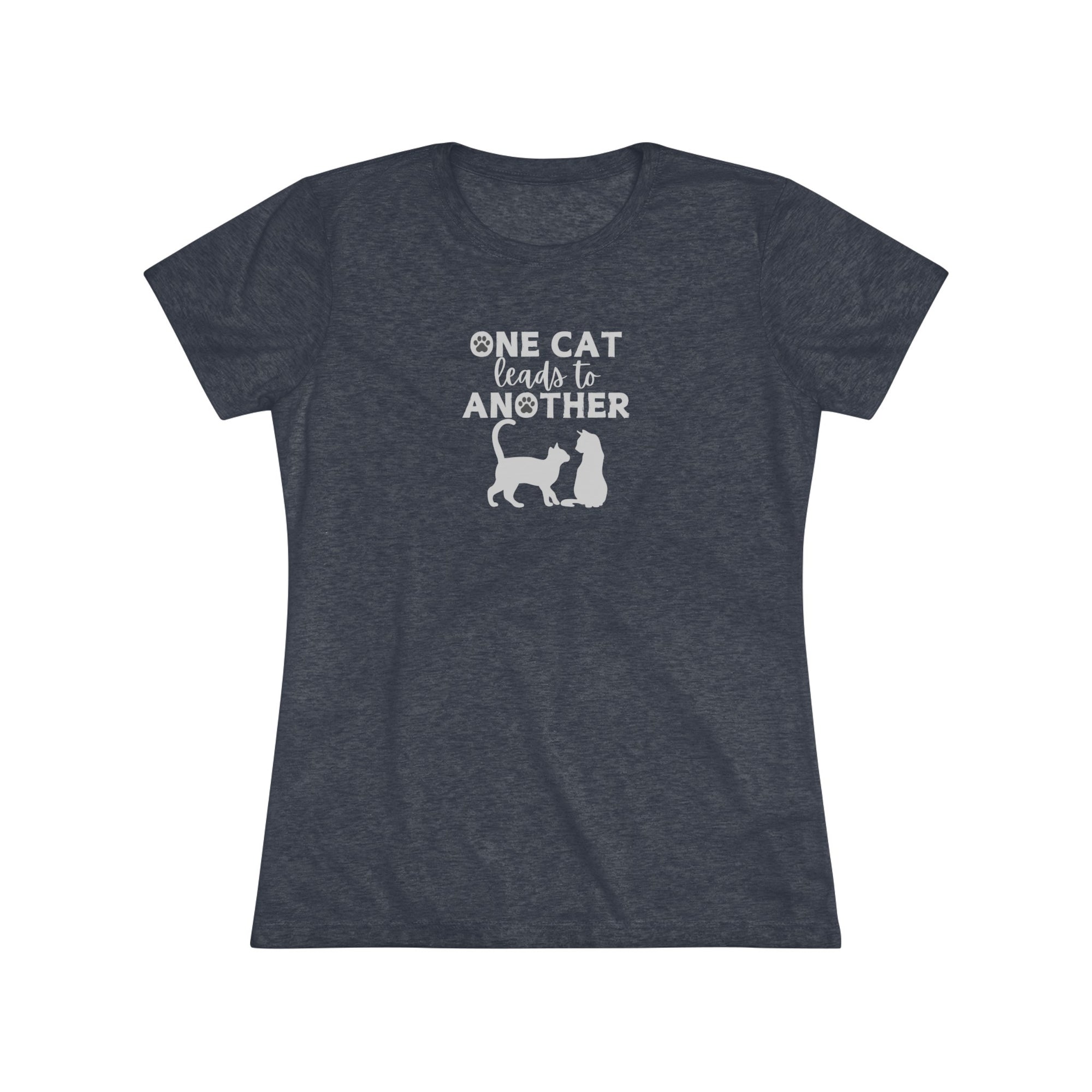 One Cat Women's Triblend Tee - T - Shirt - Epileptic Al’s Shop