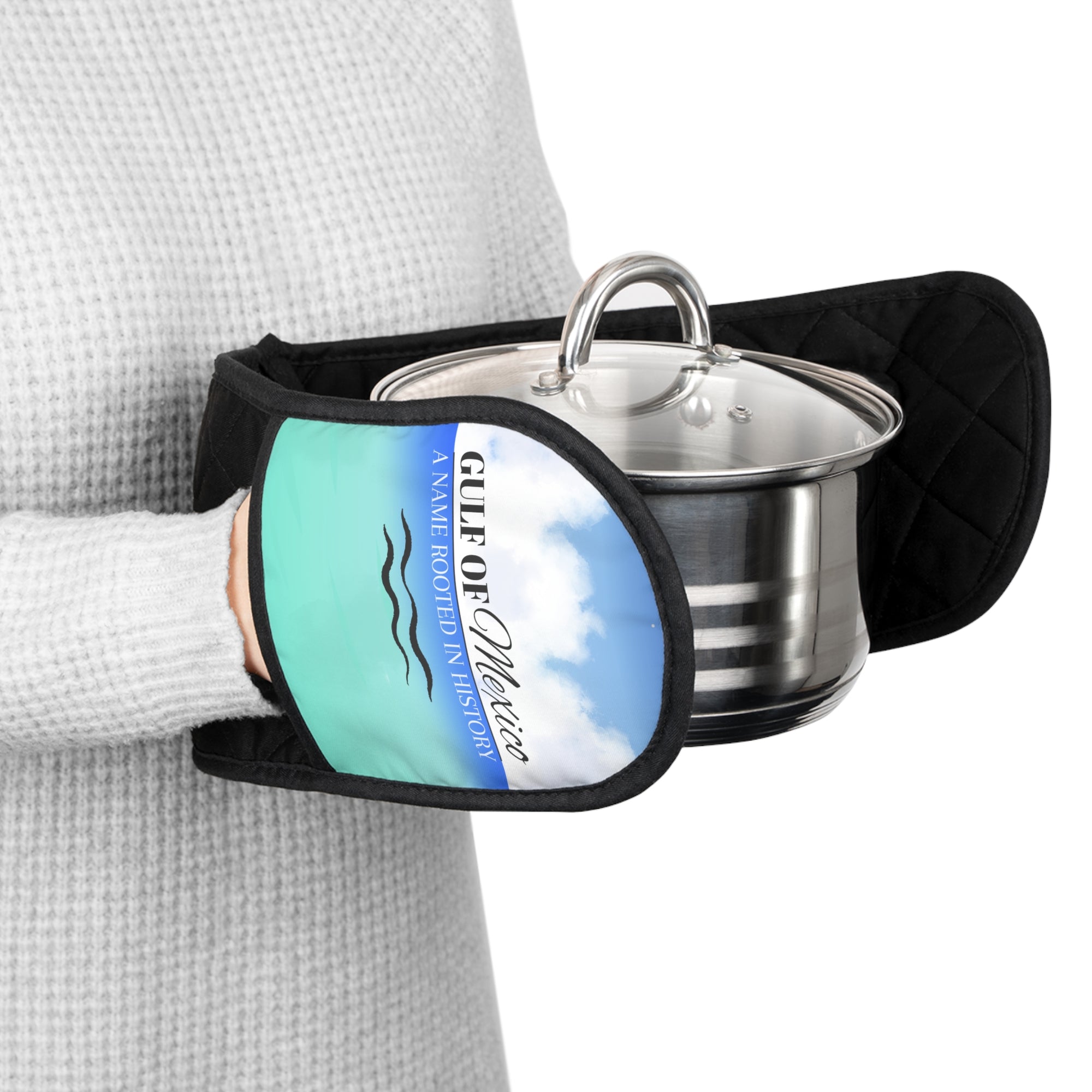 Coastal Waters Oven Mitts - Gulf of Mexico Design