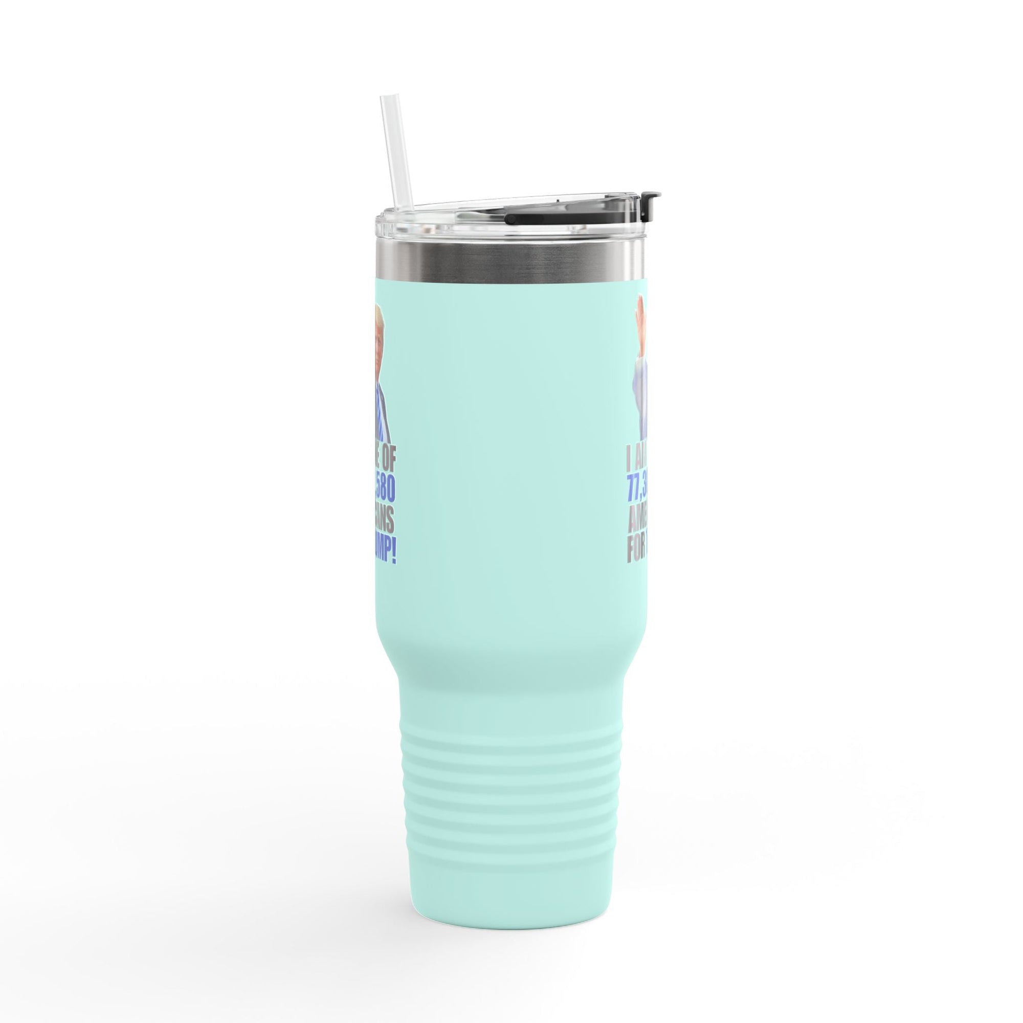 Trump Supporter Insulated Travel Mug | 40oz Coffee Cup for Patriots | Motivational Drinkware Printify