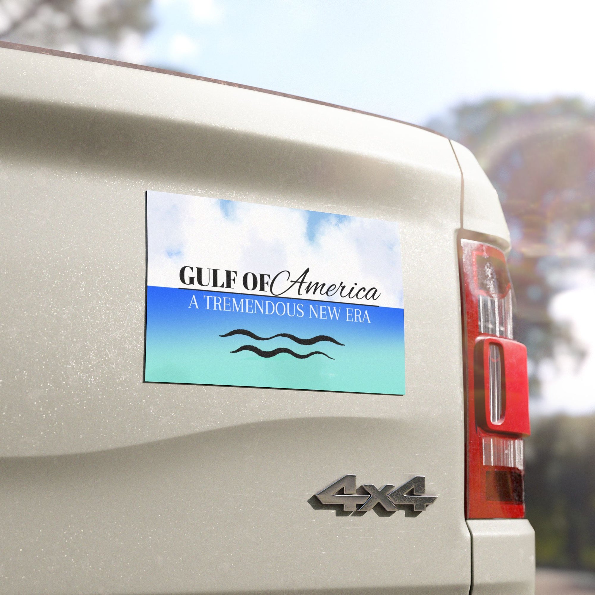 American Gulf Car Magnet