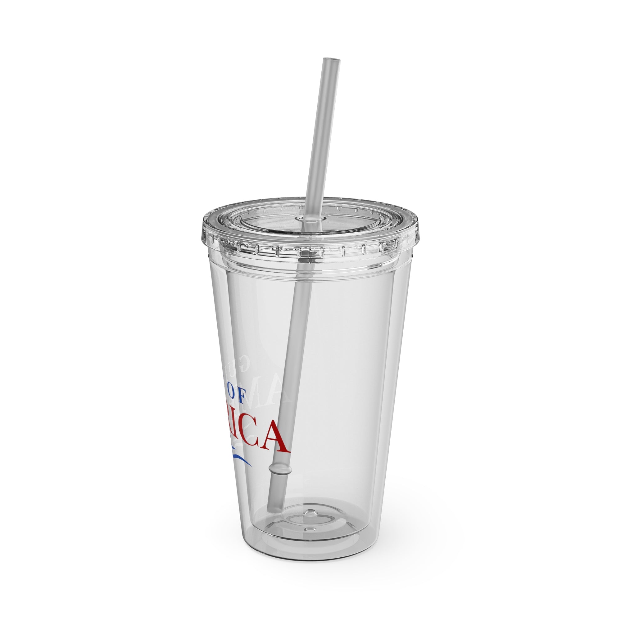 American Gulf Tumbler with Straw, 16oz