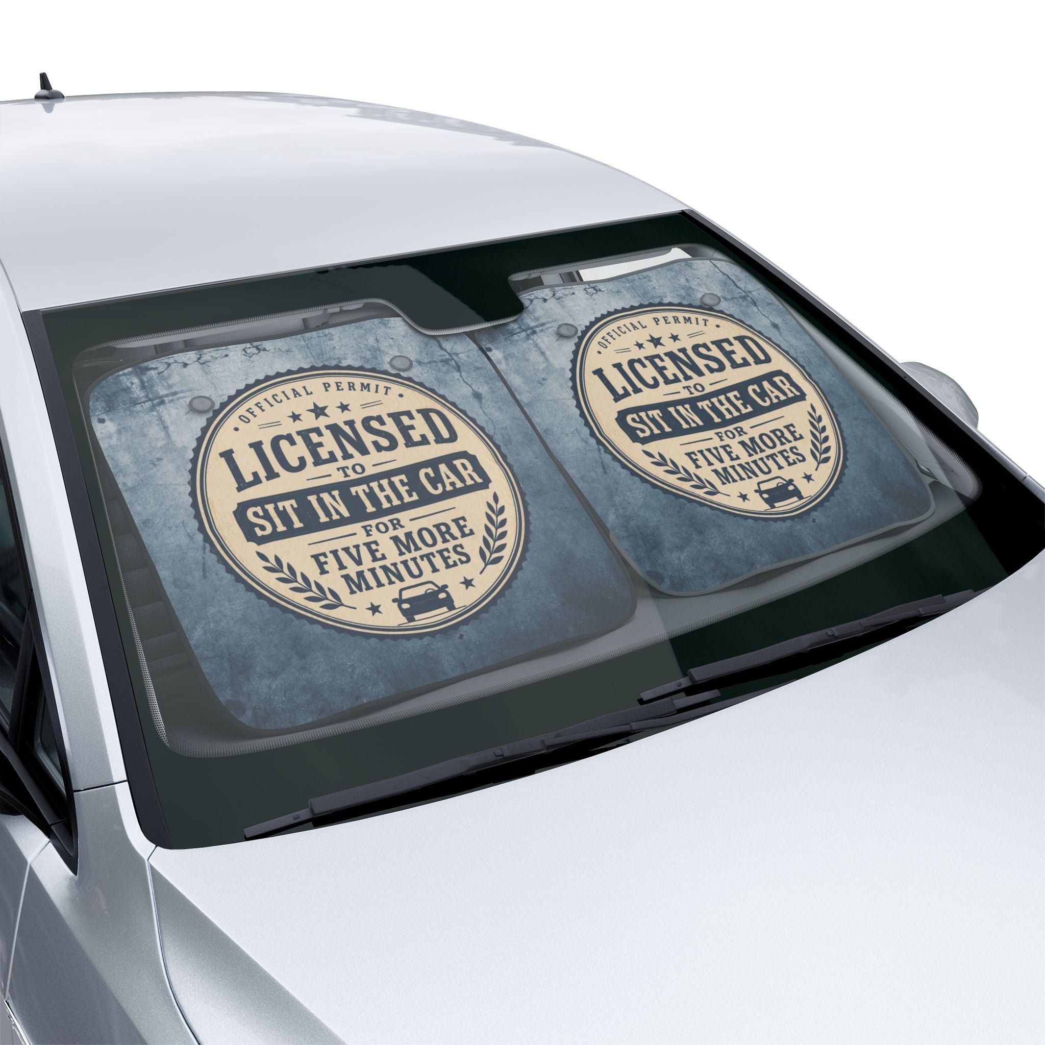 Licensed to Sit in the Car Sun Shades