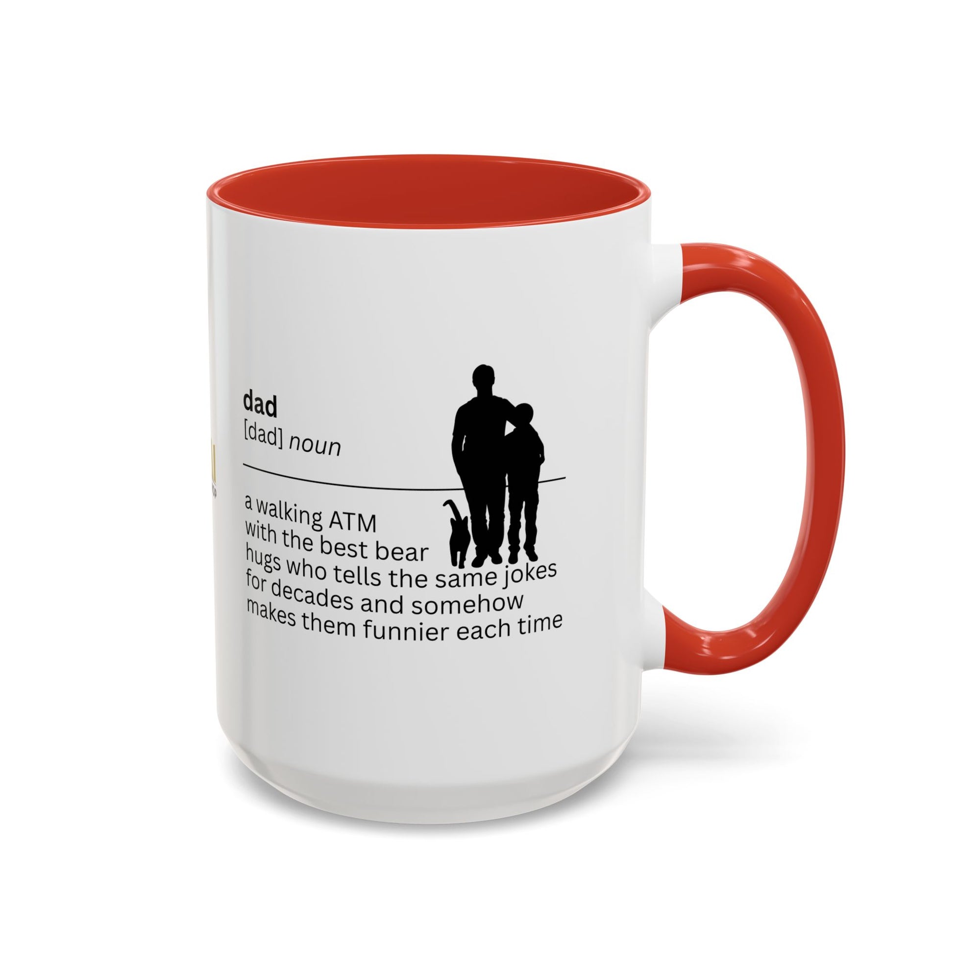 Dad ATM Accent Coffee Mug - Perfect Gift for Dads