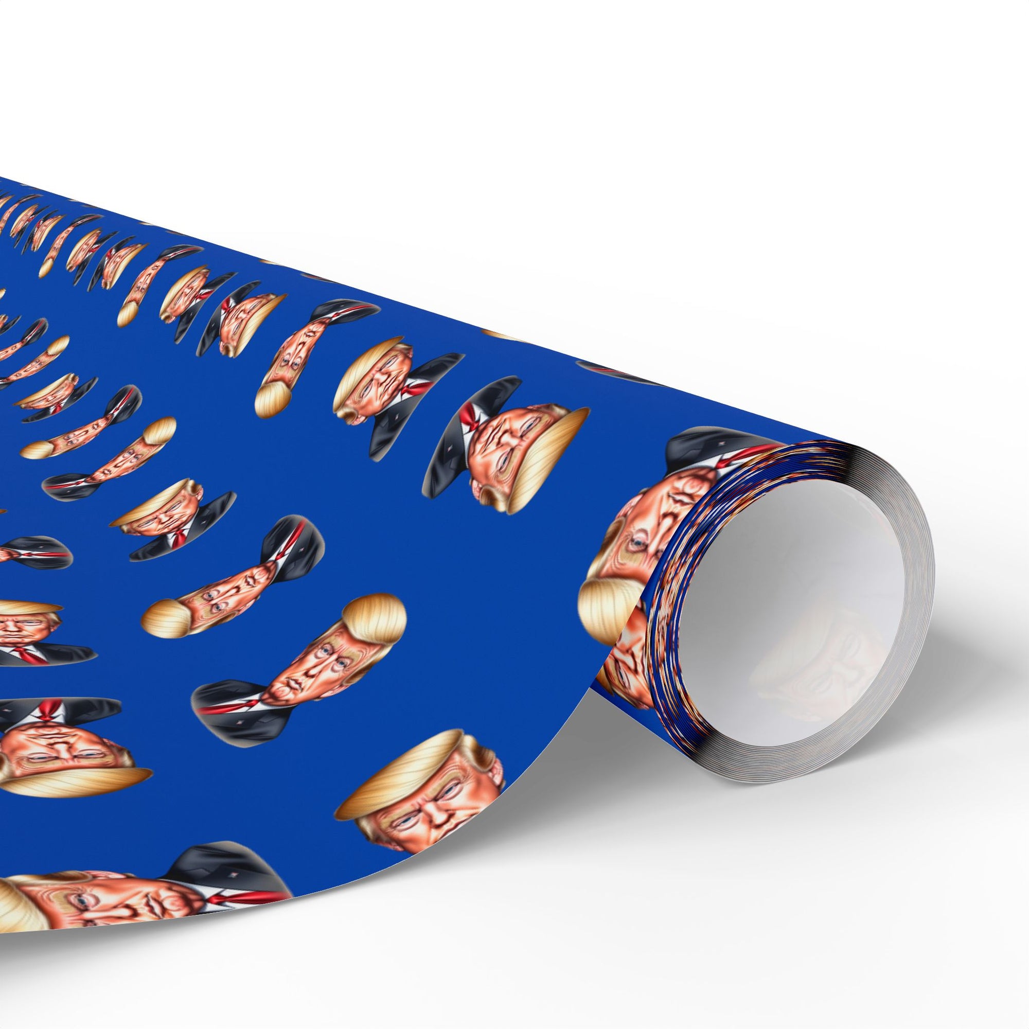 Colorful Trump Face Gift Wrap Paper for All Occasions
