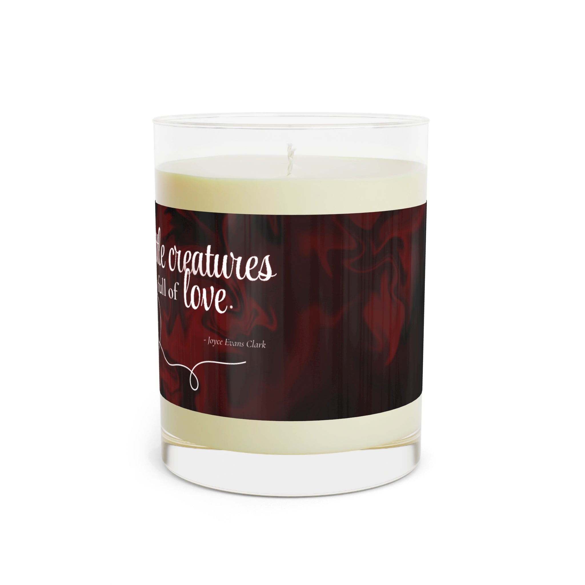 Photo depicting the ​Little Creatures Scented Candle - Full Glass, 11oz from EpiAl's Shop.