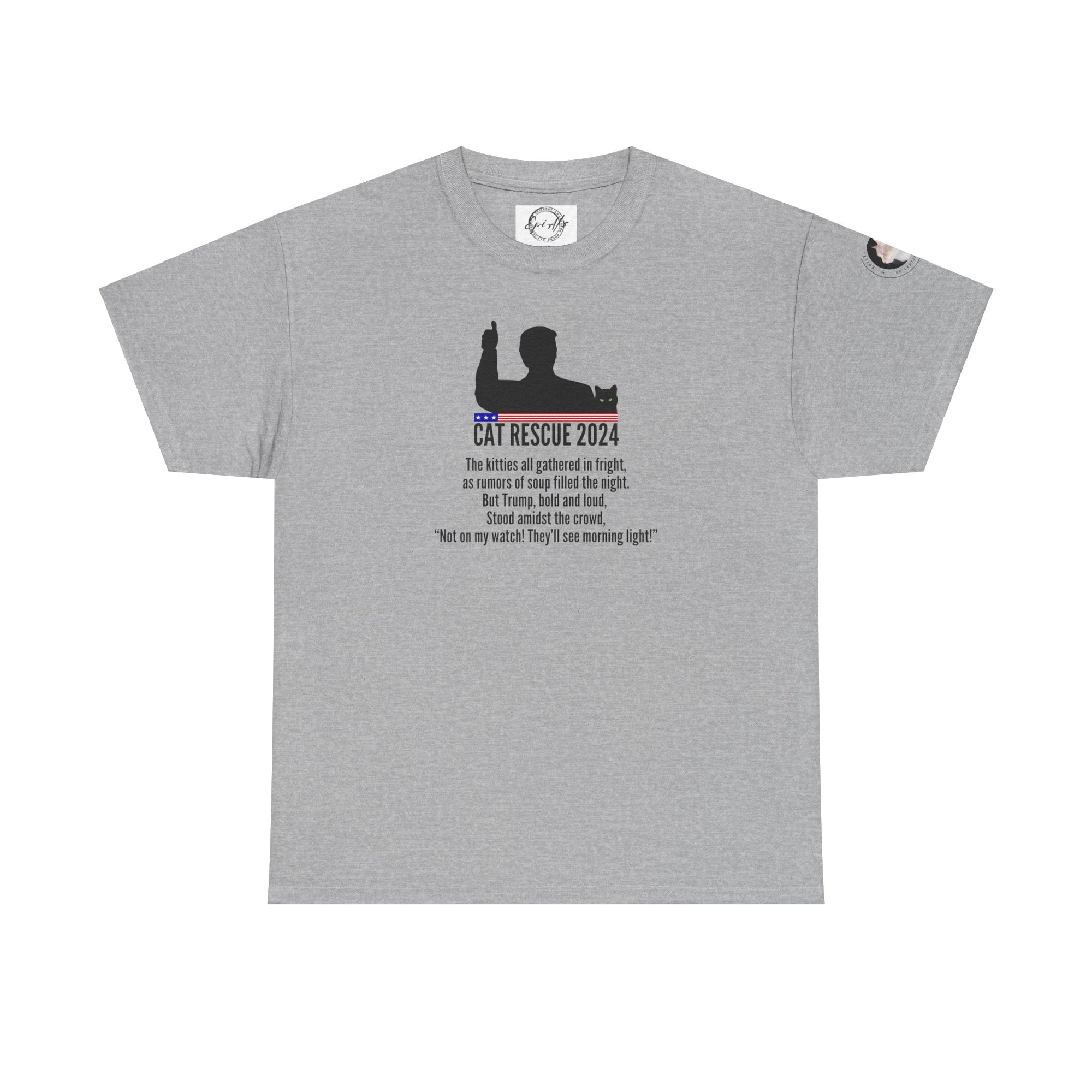 Cat Rescue 2024 Unisex Heavy Cotton Tee