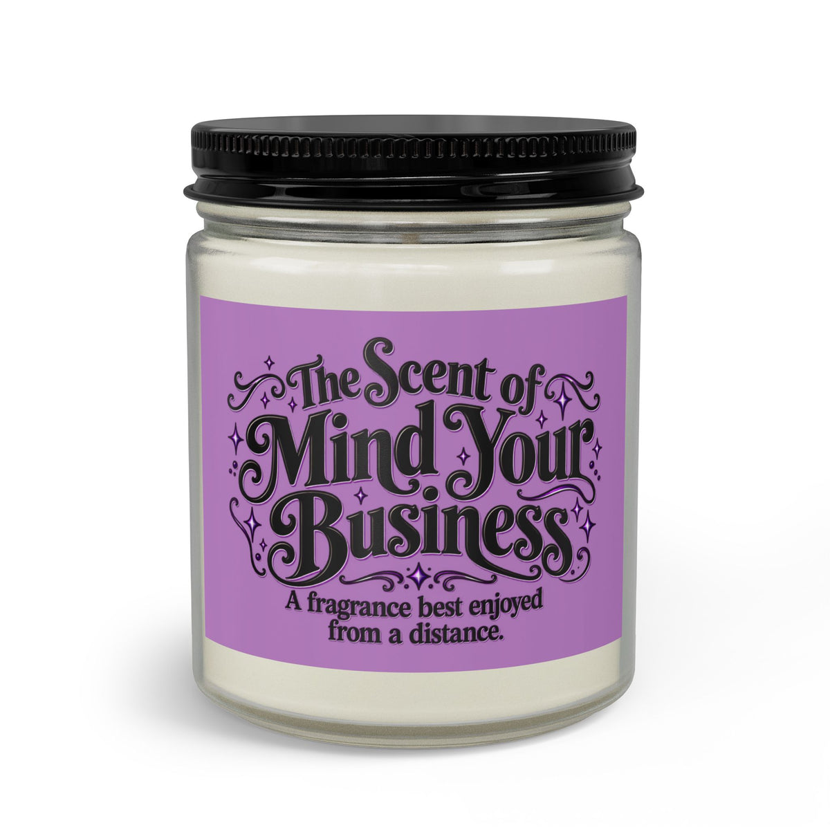 The Scent of Mind Your Business Scented Candle & Wick Trimmer Gift Set | Funny Sarcastic Candle