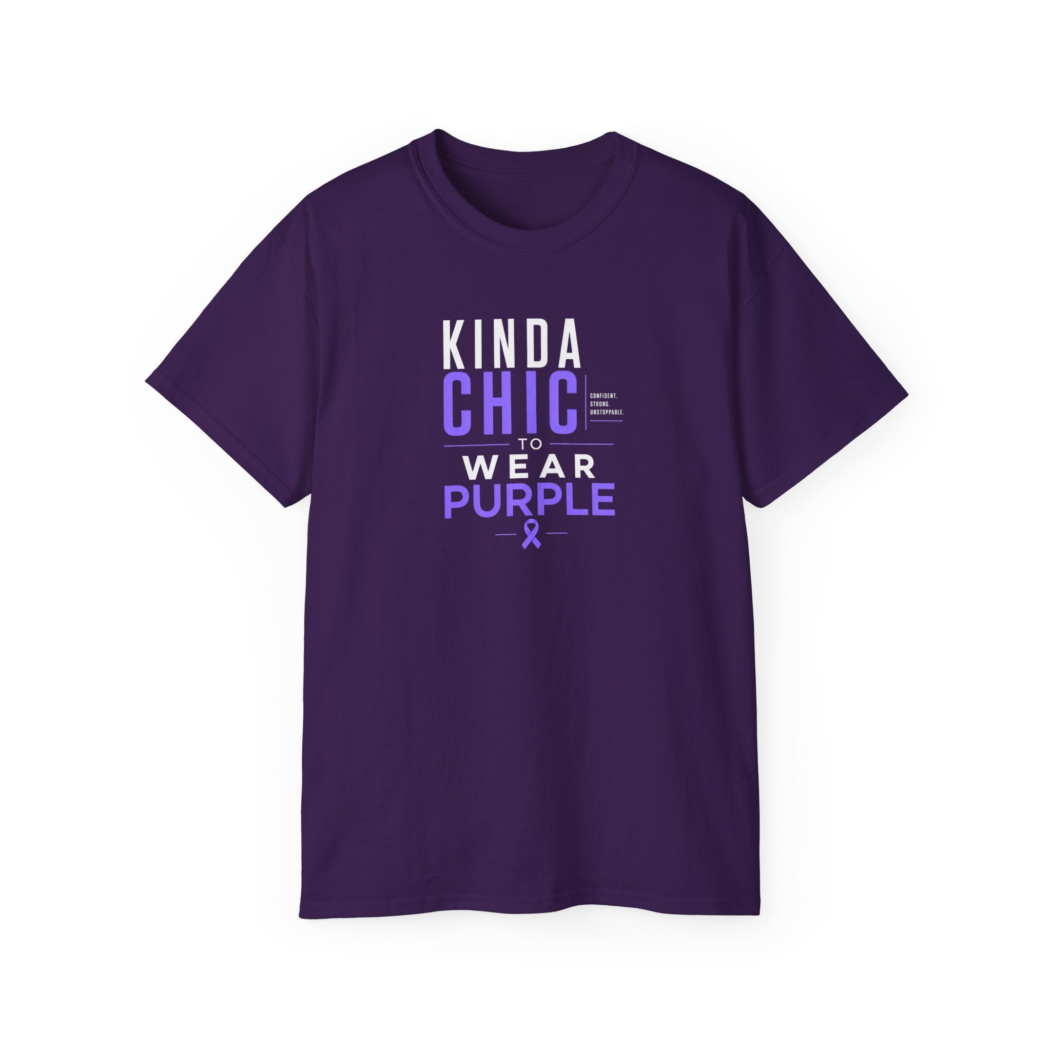 Kinda Chic to Wear Purple Epilepsy Awareness T-Shirt