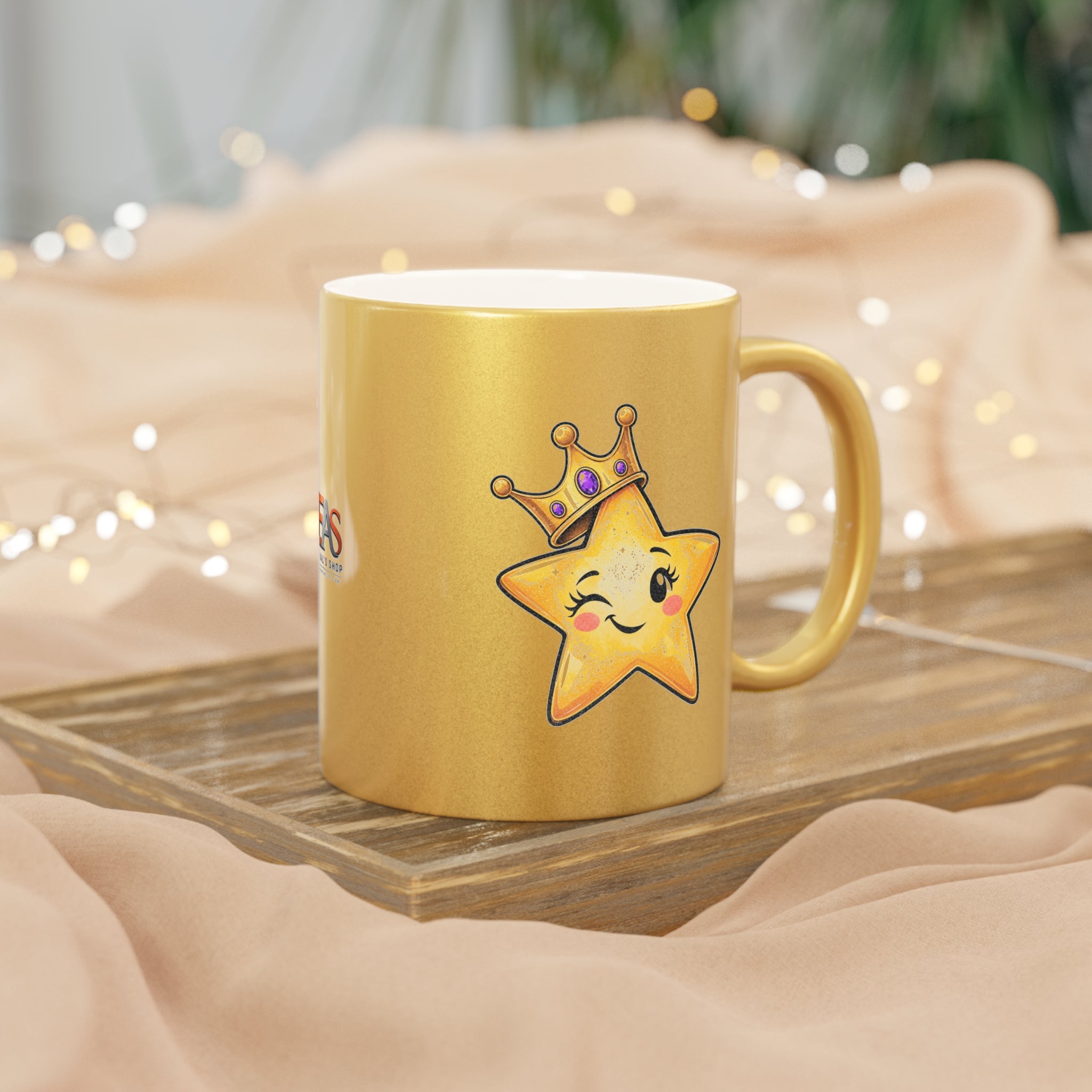 Main Character Energy Metallic Coffee Mug | Gold or Silver 11 oz Mug