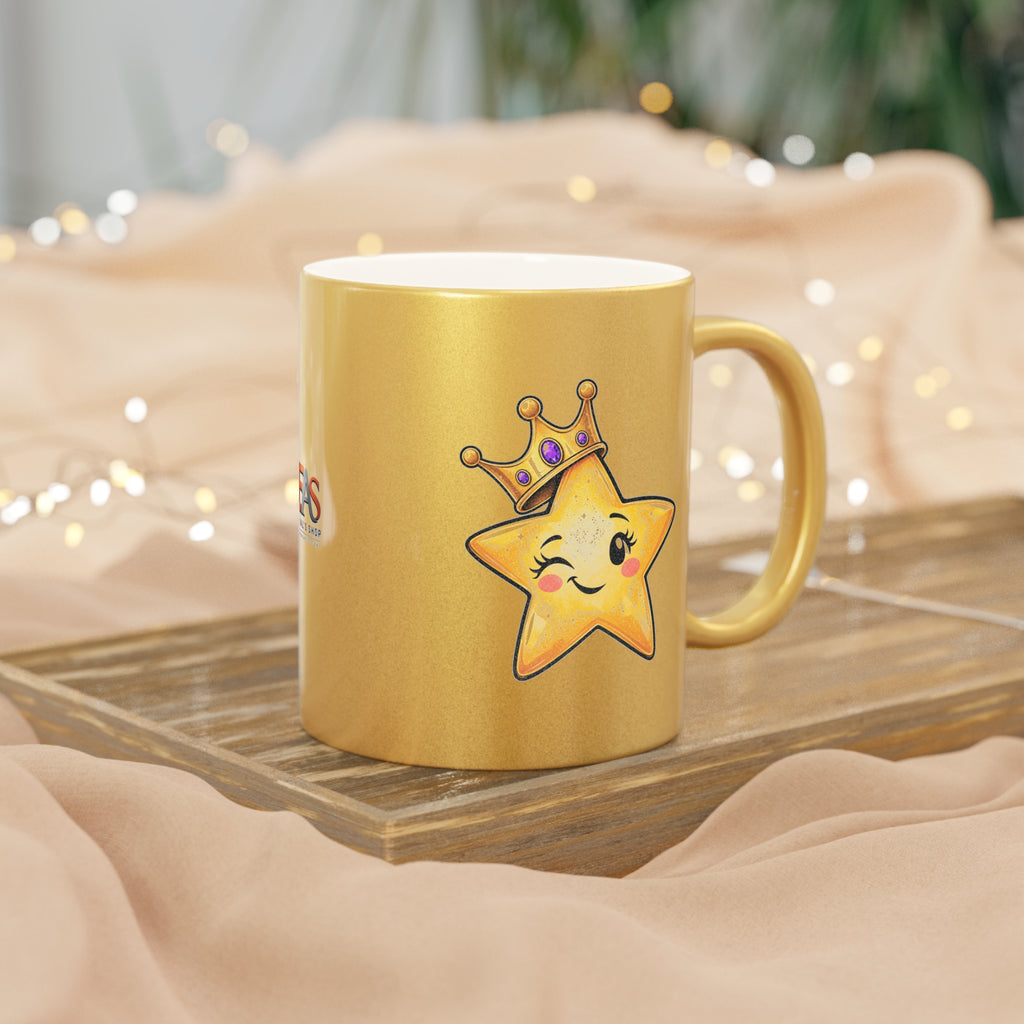 Main Character Energy Metallic Coffee Mug | Gold or Silver 11 oz Mug