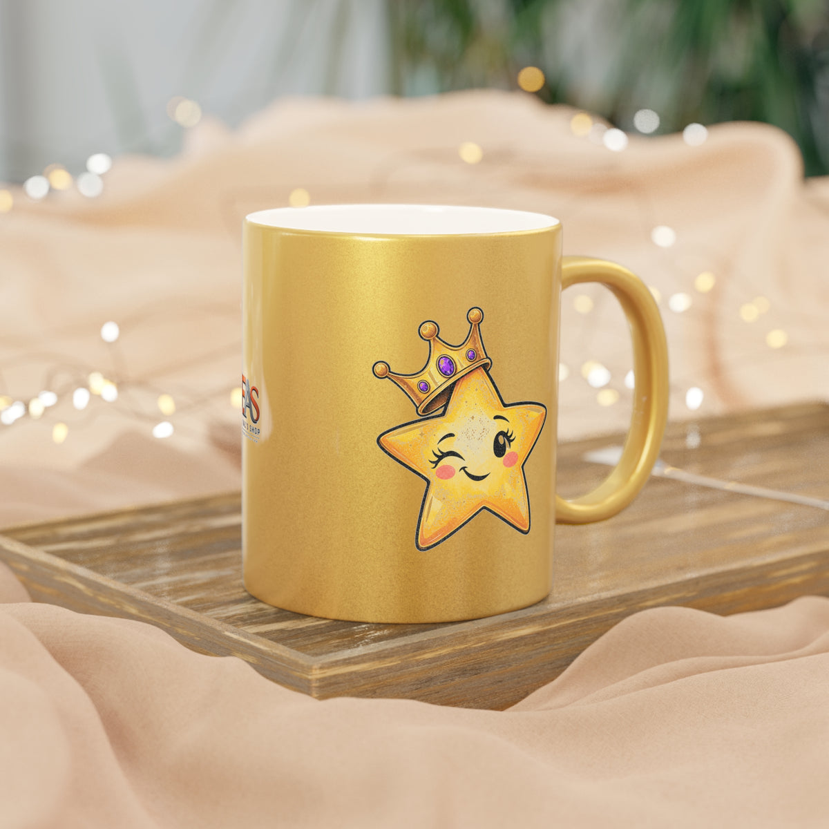 Main Character Energy Metallic Coffee Mug | Gold or Silver 11 oz Mug