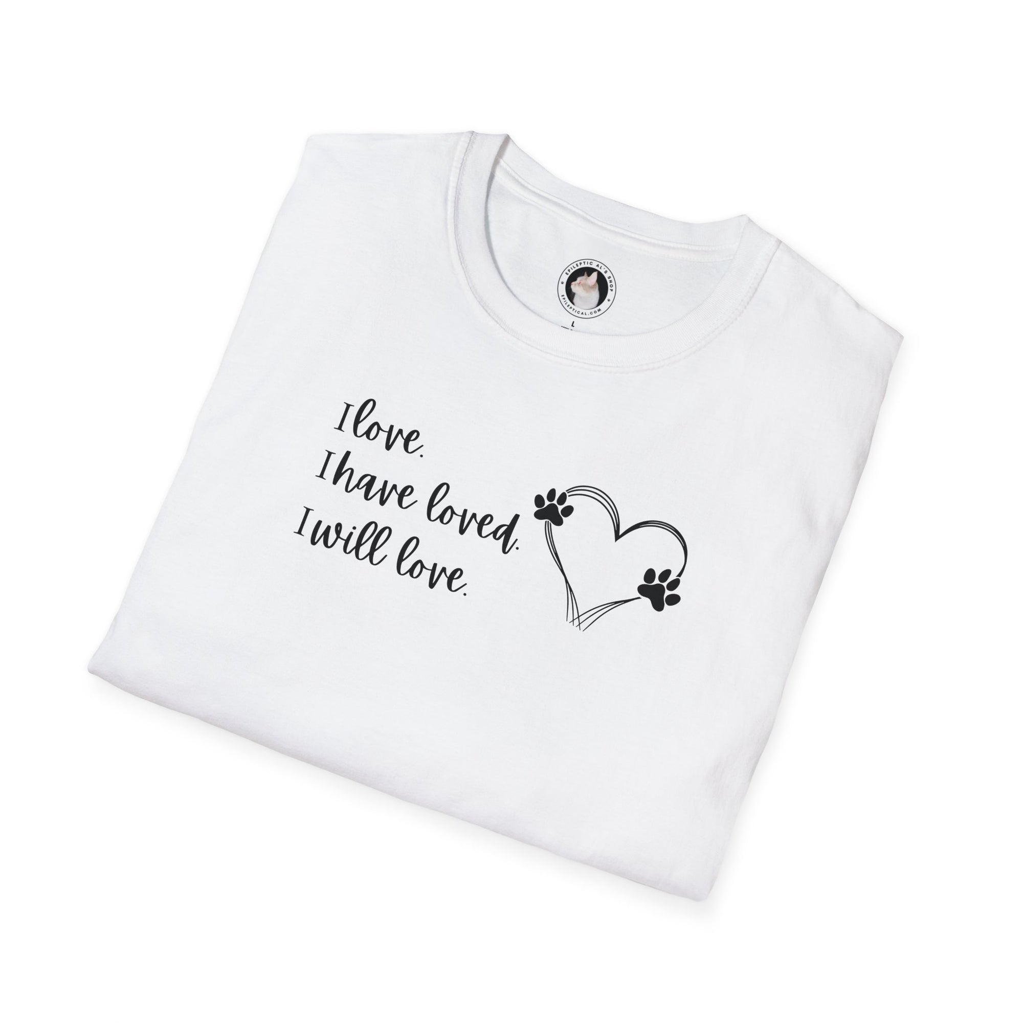 I Love Unisex Softstyle T - Shirt - T - Shirt - Epileptic Al’s Shop