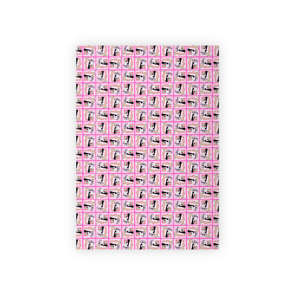 Charming Cat Lady Birthday Gift Wrapping Paper Roll