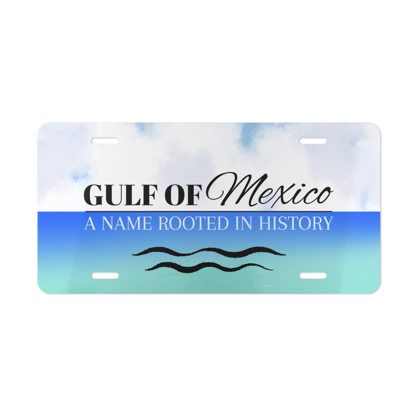 Gulf of Mexico Vanity Plate