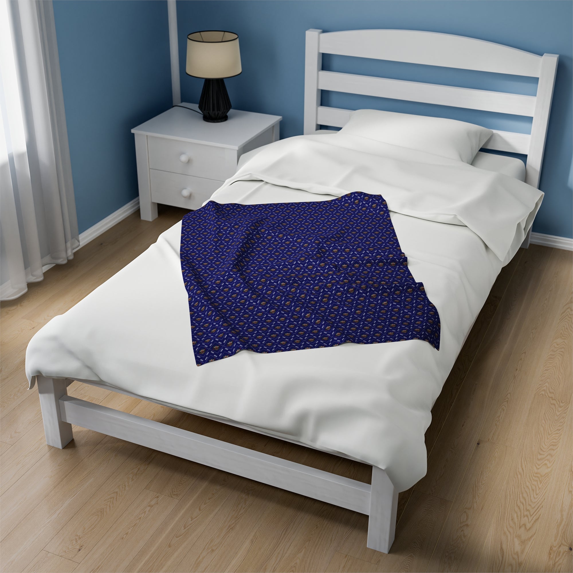 Trump Pattern Velveteen Plush Blanket