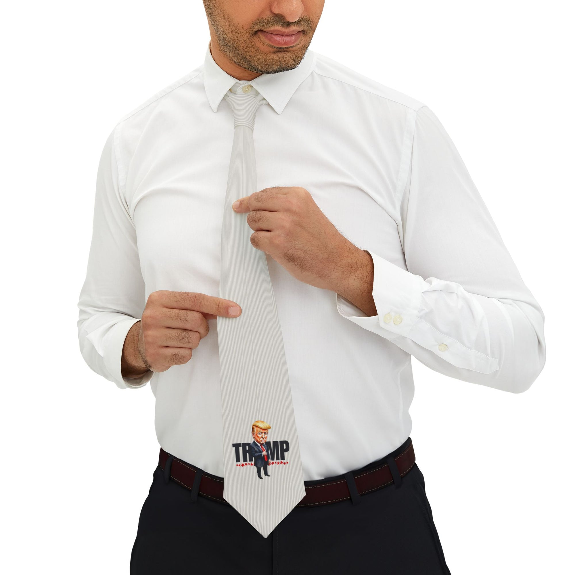 Trump-Themed Necktie for Political Enthusiasts