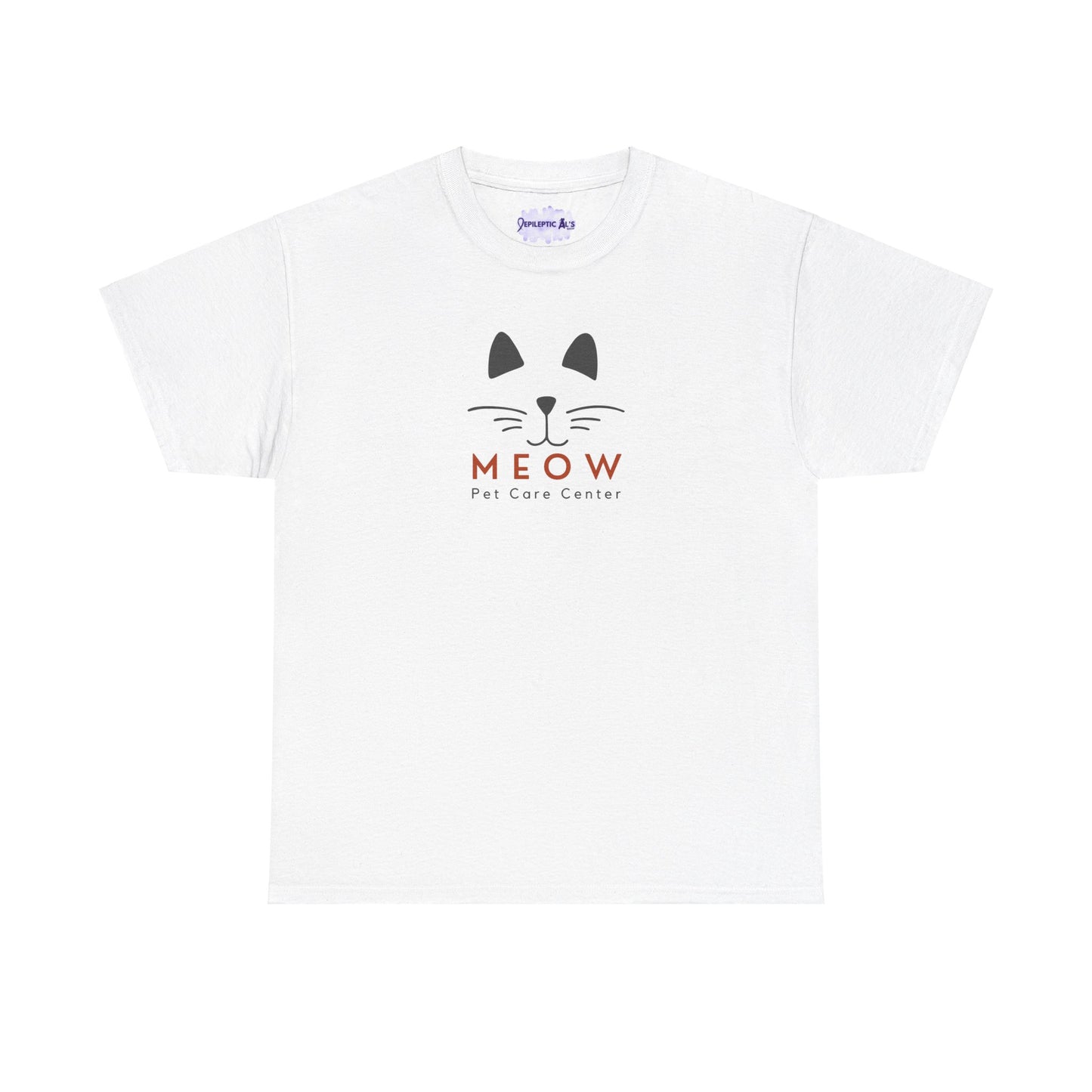 Meow Pet Care Unisex Heavy Cotton Tee - T - Shirt - Epileptic Al’s Shop
