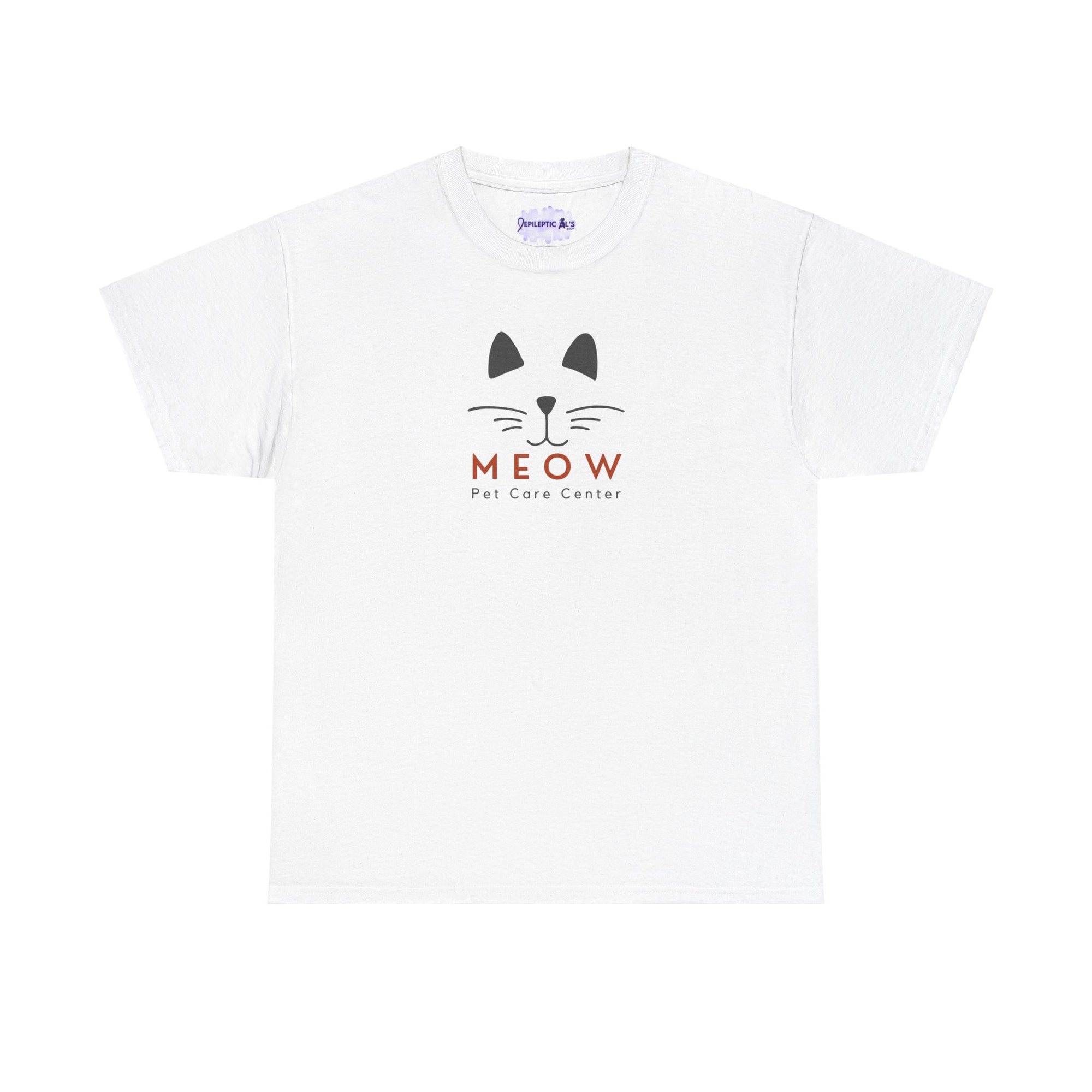 Meow Pet Care Unisex Heavy Cotton Tee - T - Shirt - Epileptic Al’s Shop