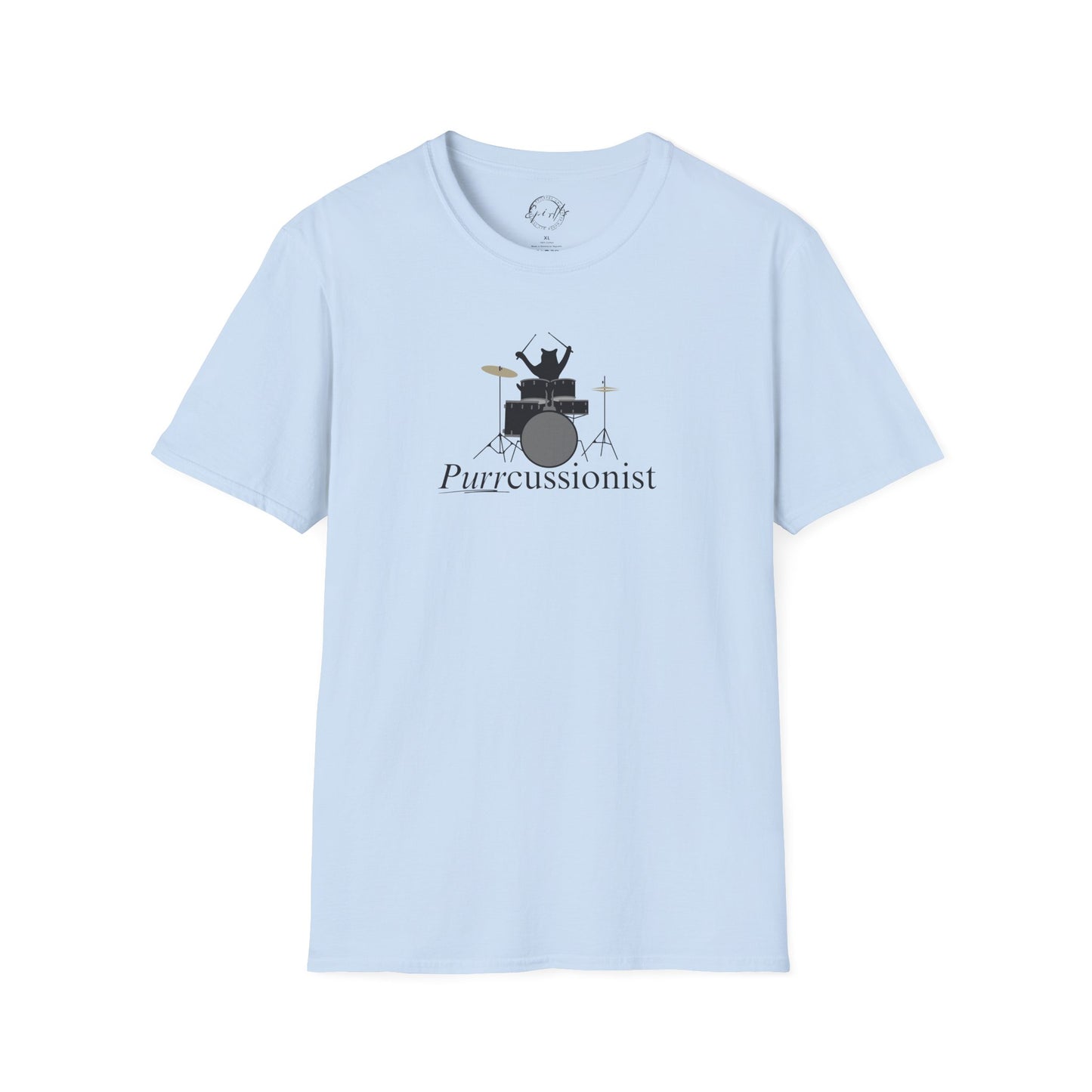 Purrcussionist Unisex Softstyle T-Shirt