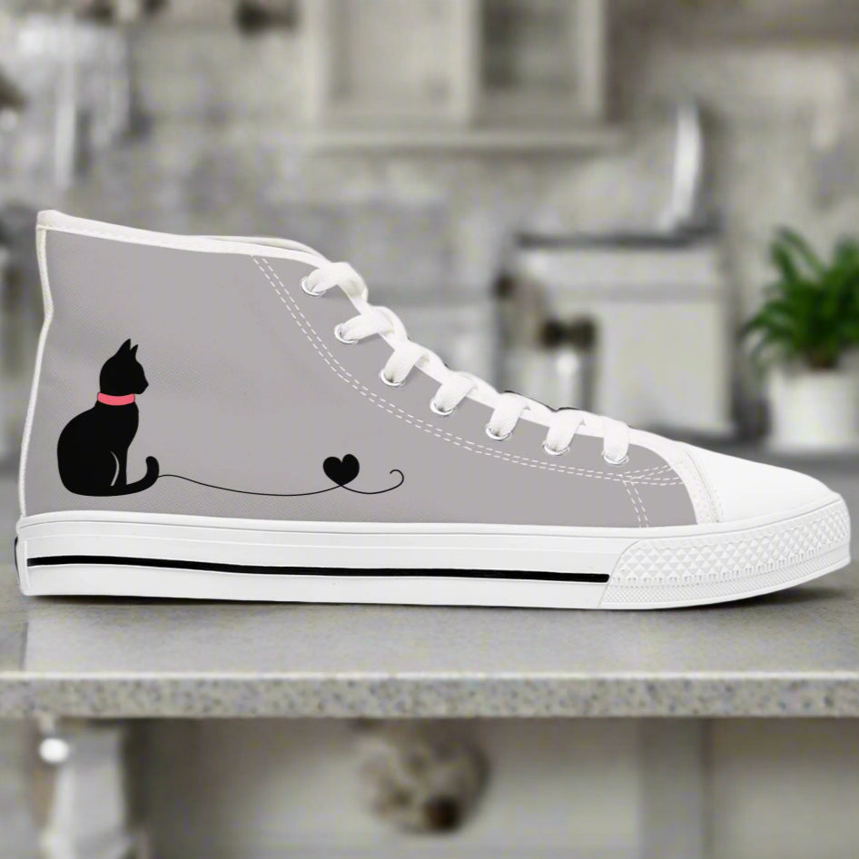 Chic Kitty Women's High Top Sneakers
