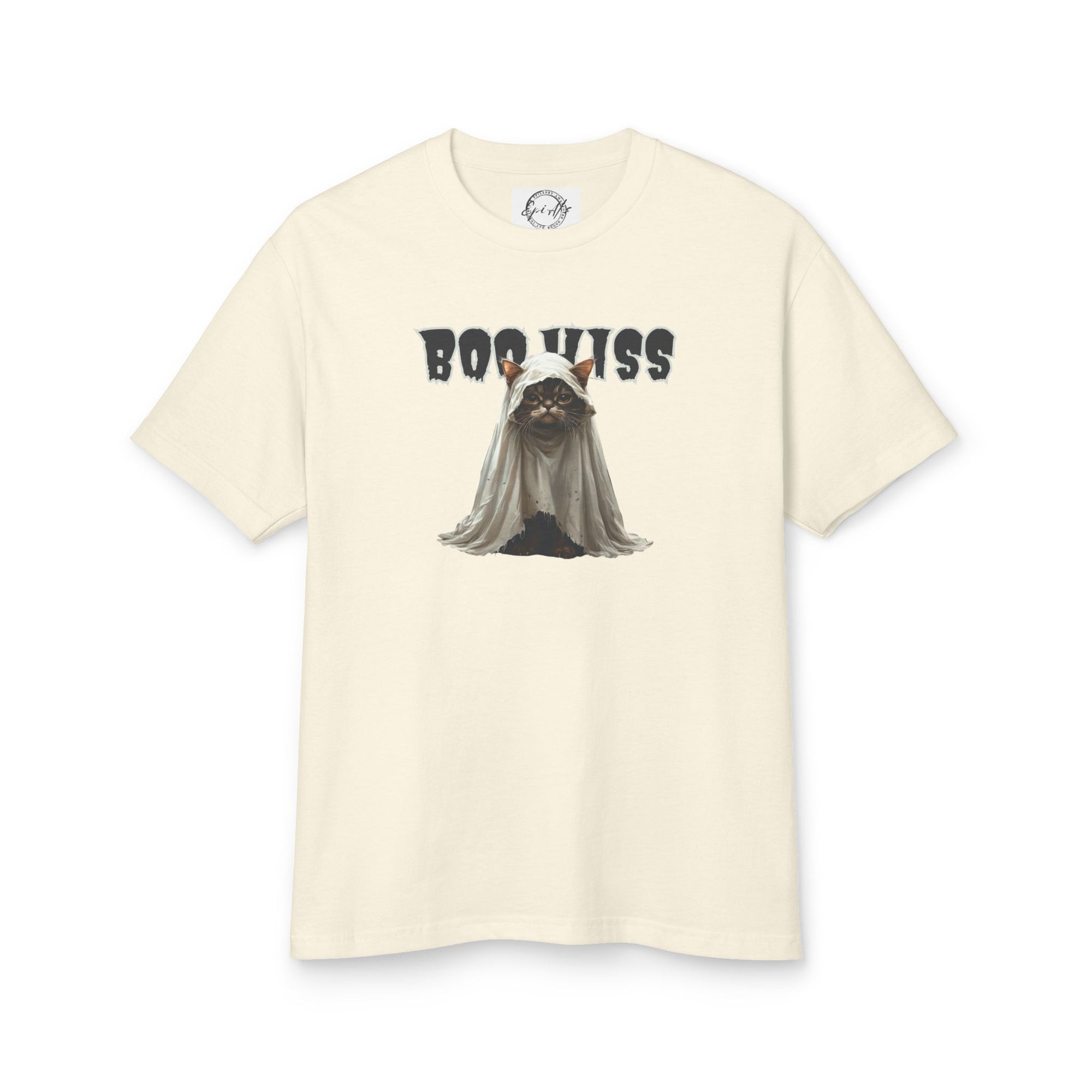 Boo Hiss Ghost Kitty Unisex Tee, Halloween Shirt