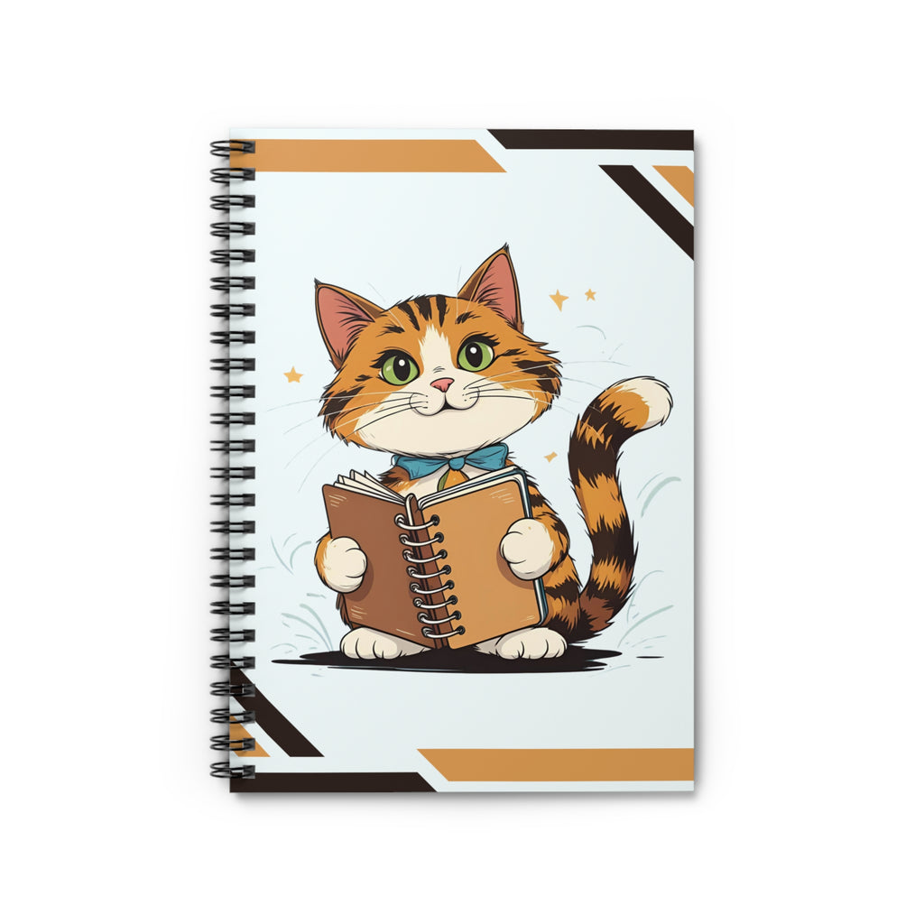 Cute Cat Spiral Notebook for Students