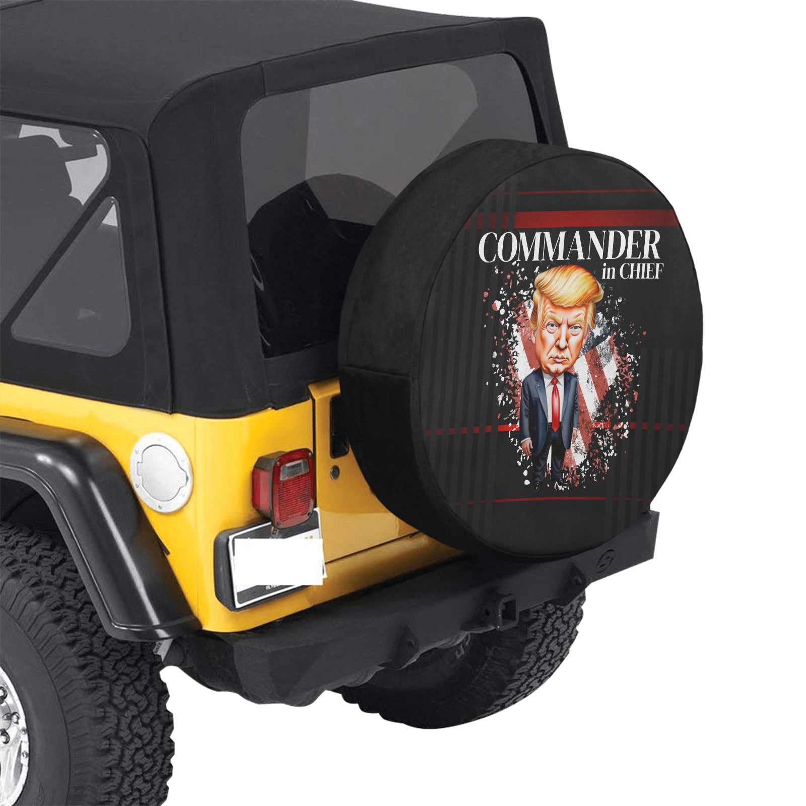 Commander in Chief Spare Tire Cover (Medium)(16")