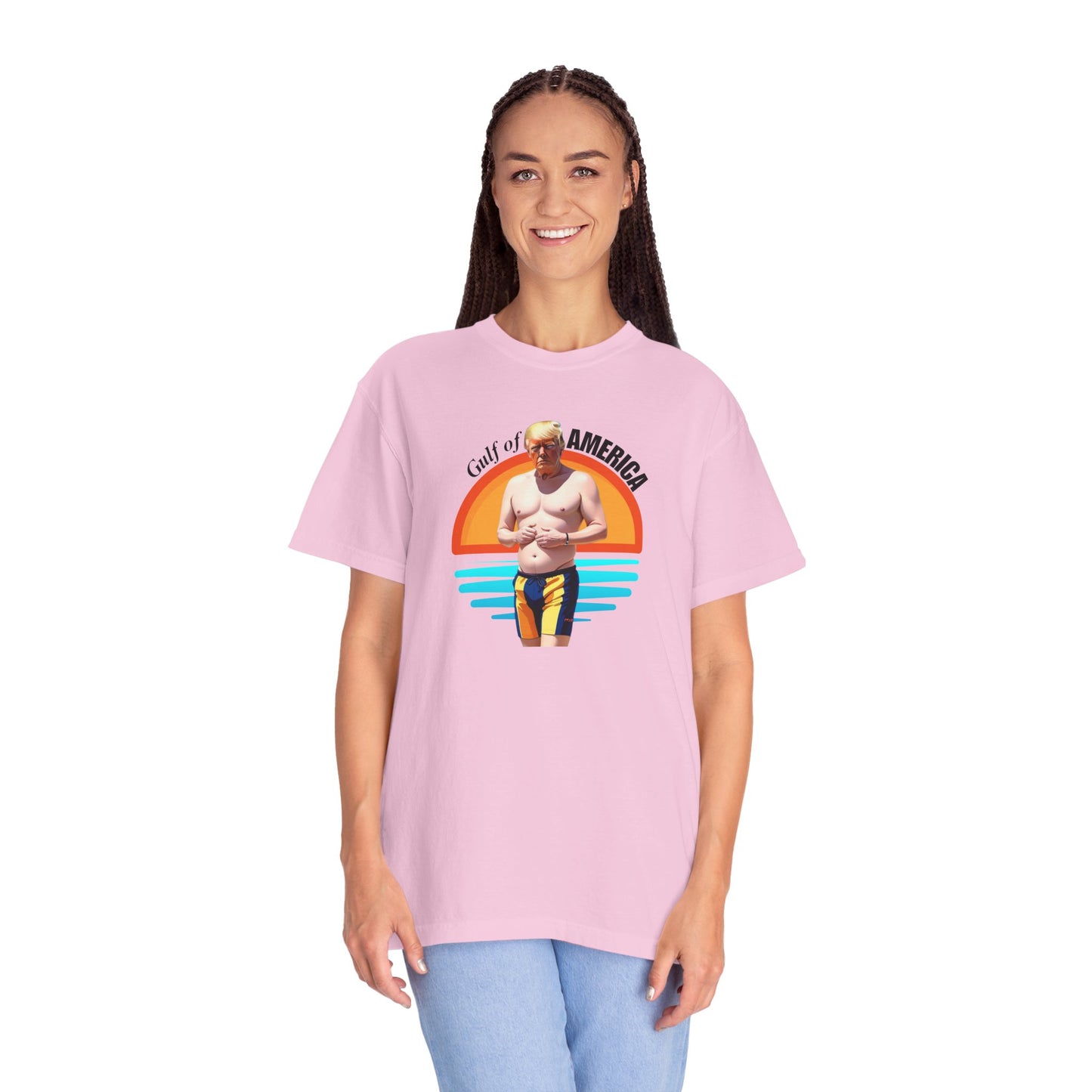 Gulf of America Graphic T-Shirt for Beach Lovers