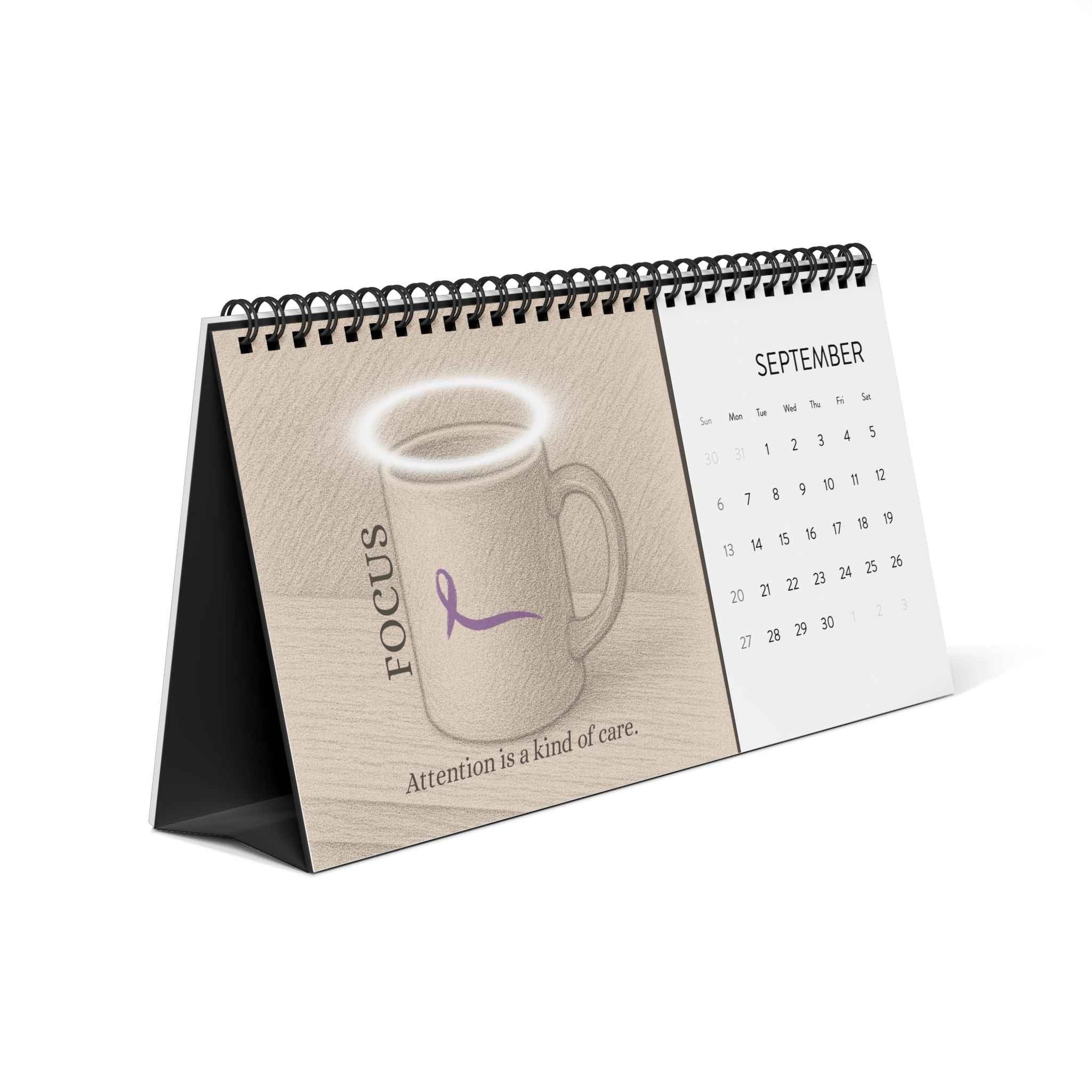 The Quiet Between Desk Calendar | A Year of Presence & Resilience