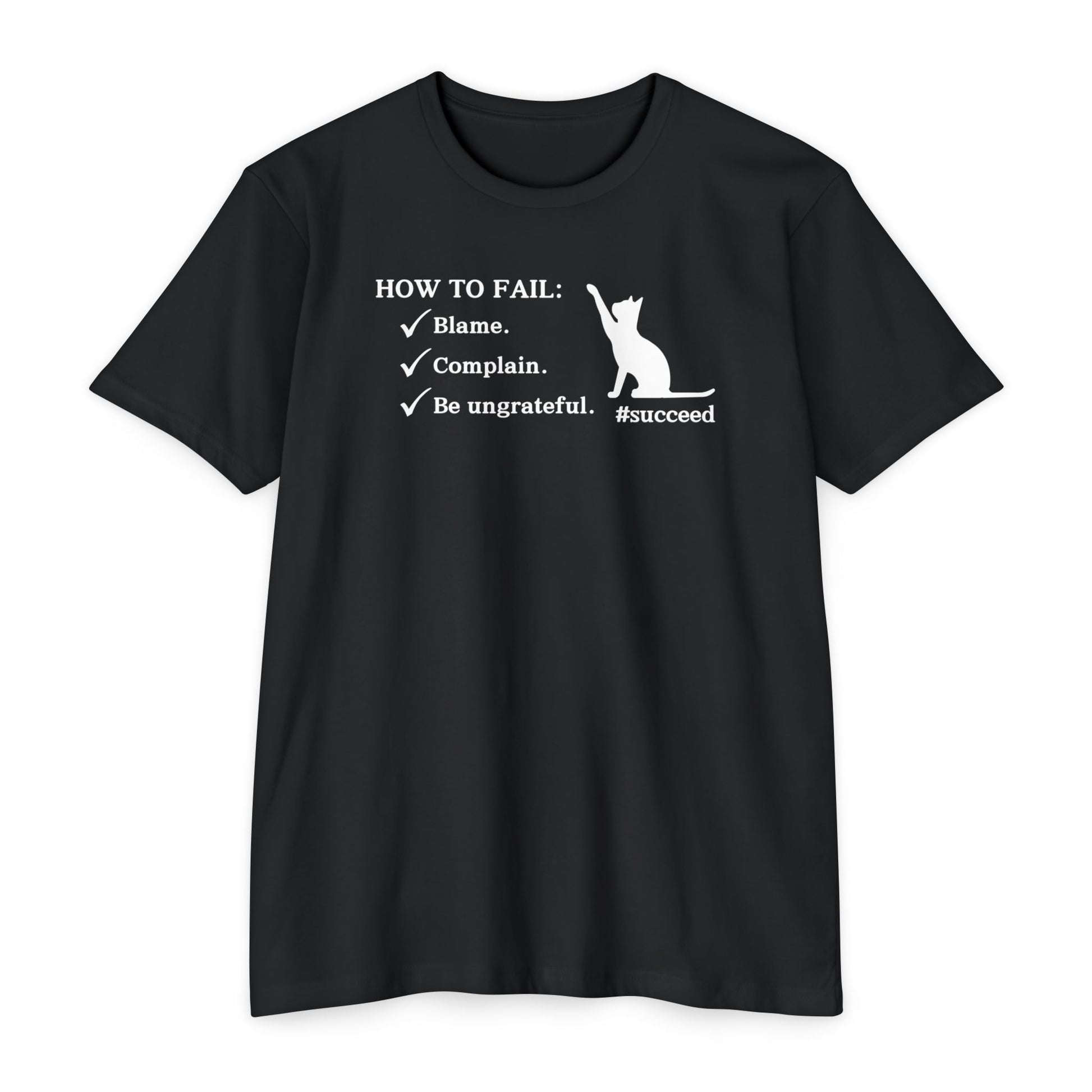 How to Fail Unisex CVC Jersey T - shirt - T - Shirt - Epileptic Al’s Shop