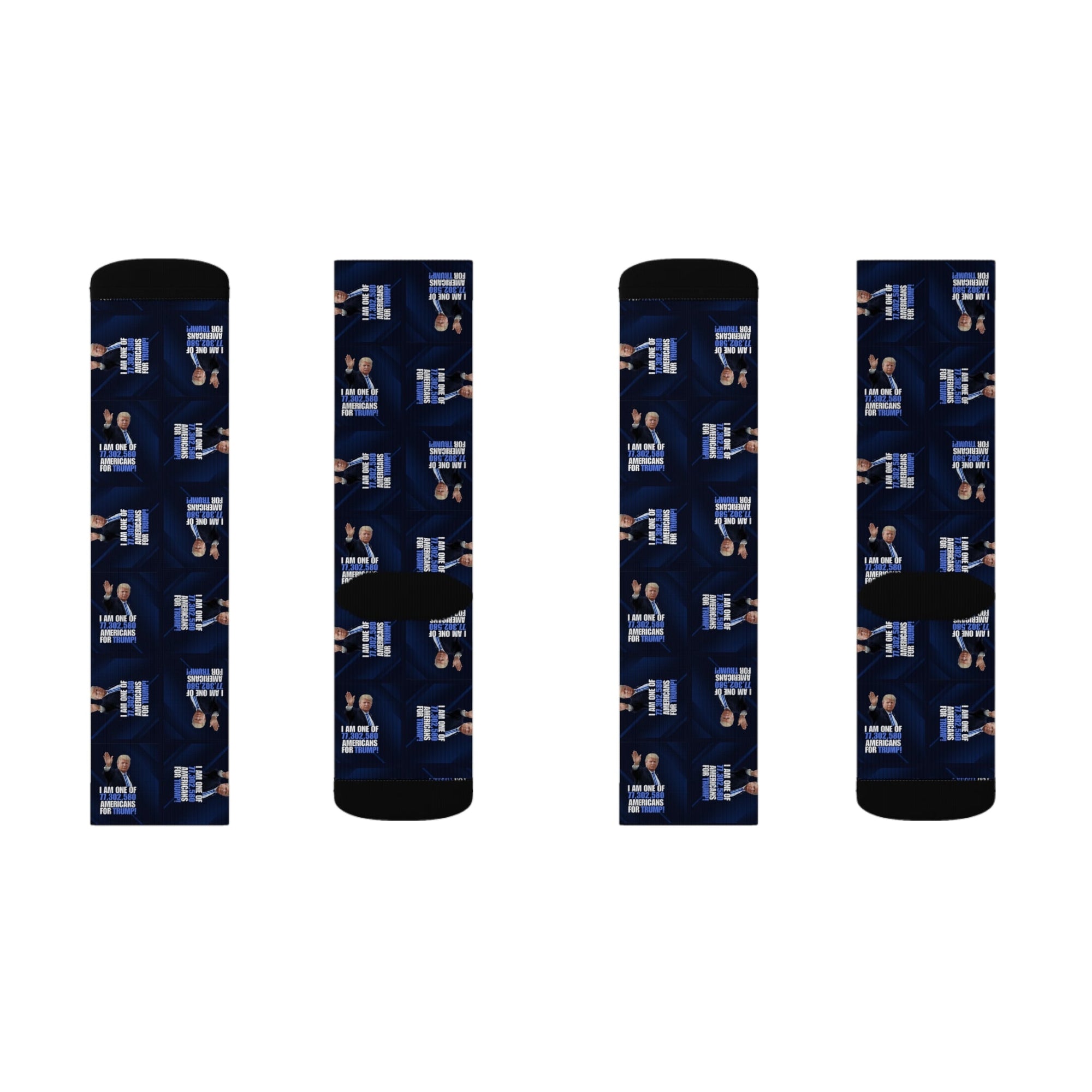 Fun Sublimation Socks - American for Trump Design Printify