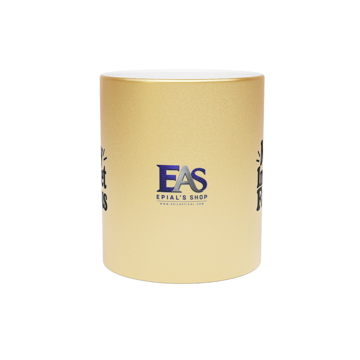 Mildly Internet Famous Metallic Mug | Gold or Silver Creator Coffee Cup