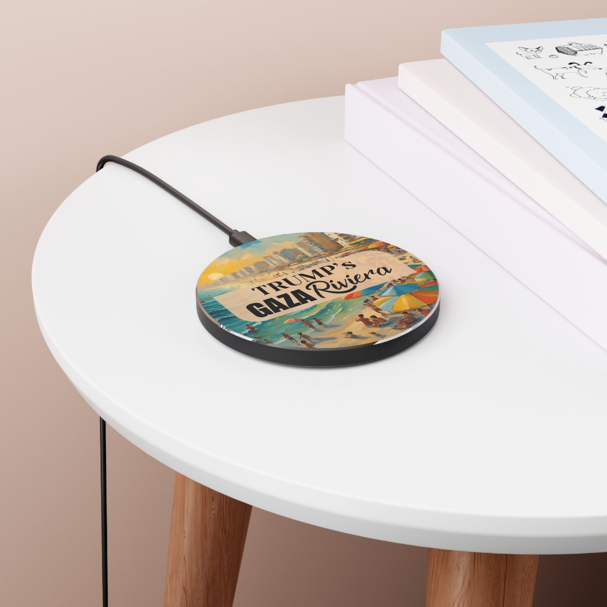 Trump's Seaside Gaza Riviera Wireless Charger