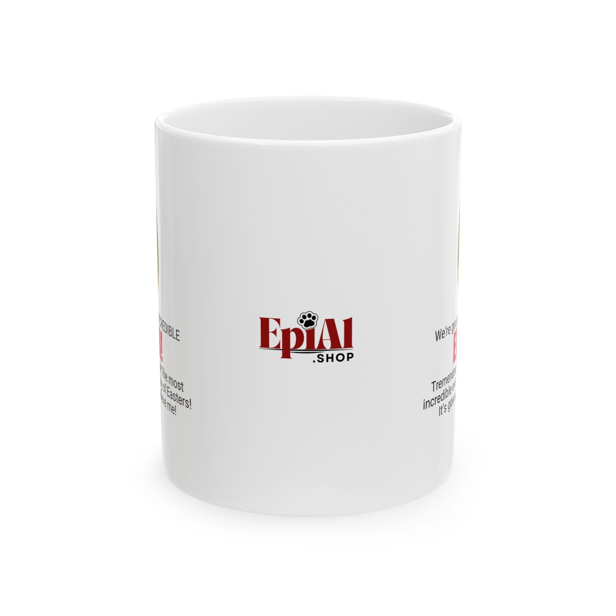 Funny Easter Ceramic Mug - Perfect Gift for Trump Lovers Printify