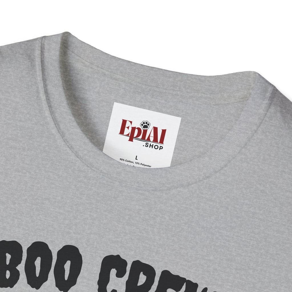 Halloween Boo Crew Unisex T-Shirt, Spooky Apparel, Ghost Lovers, Halloween Costume, Fall Fashion