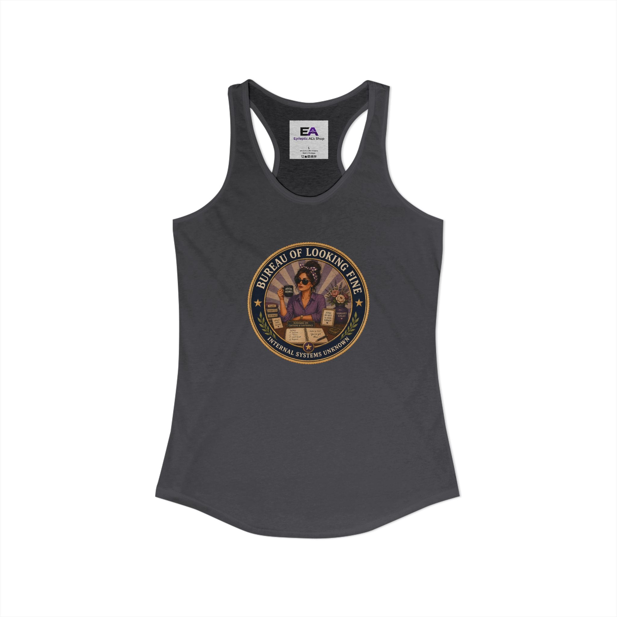 Bureau of Looking Fine Women's Racerback Tank Top – Internal Systems Unknown