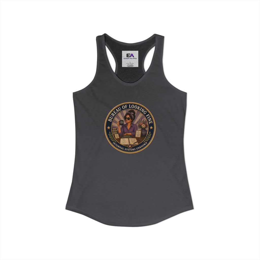 Bureau of Looking Fine Women's Racerback Tank Top – Internal Systems Unknown