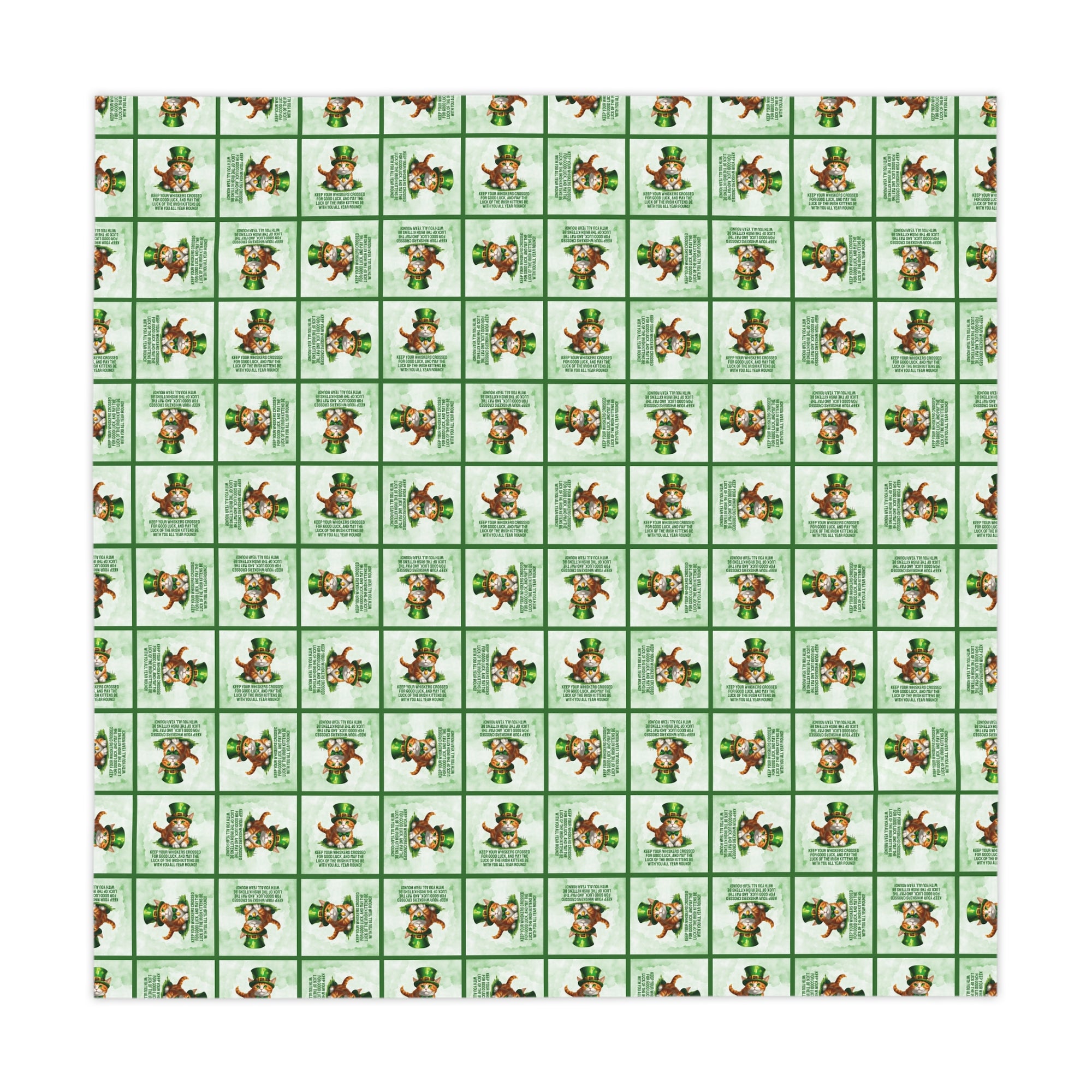 Irish Kitten Wish Tablecloth