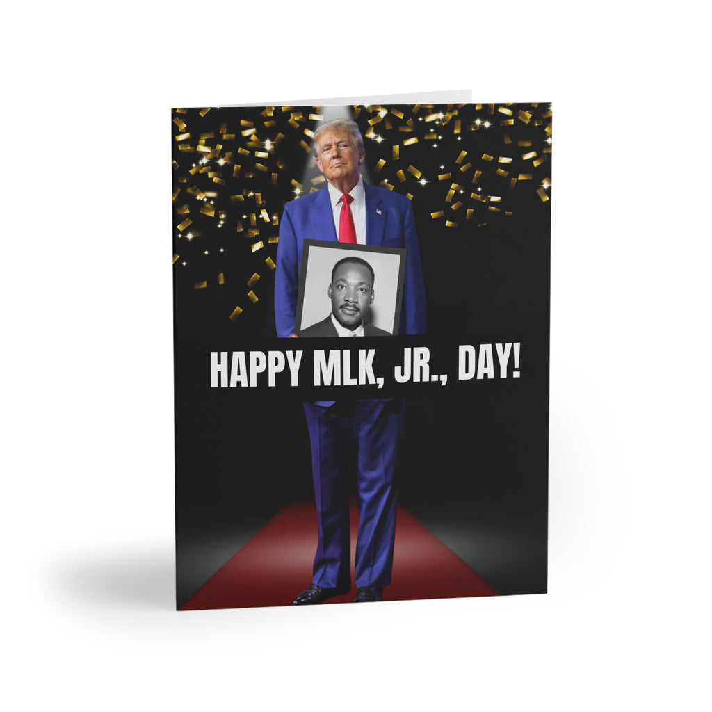 Donald Trump MLK Jr. Day Greeting Cards (8, 16, and 24 pcs)