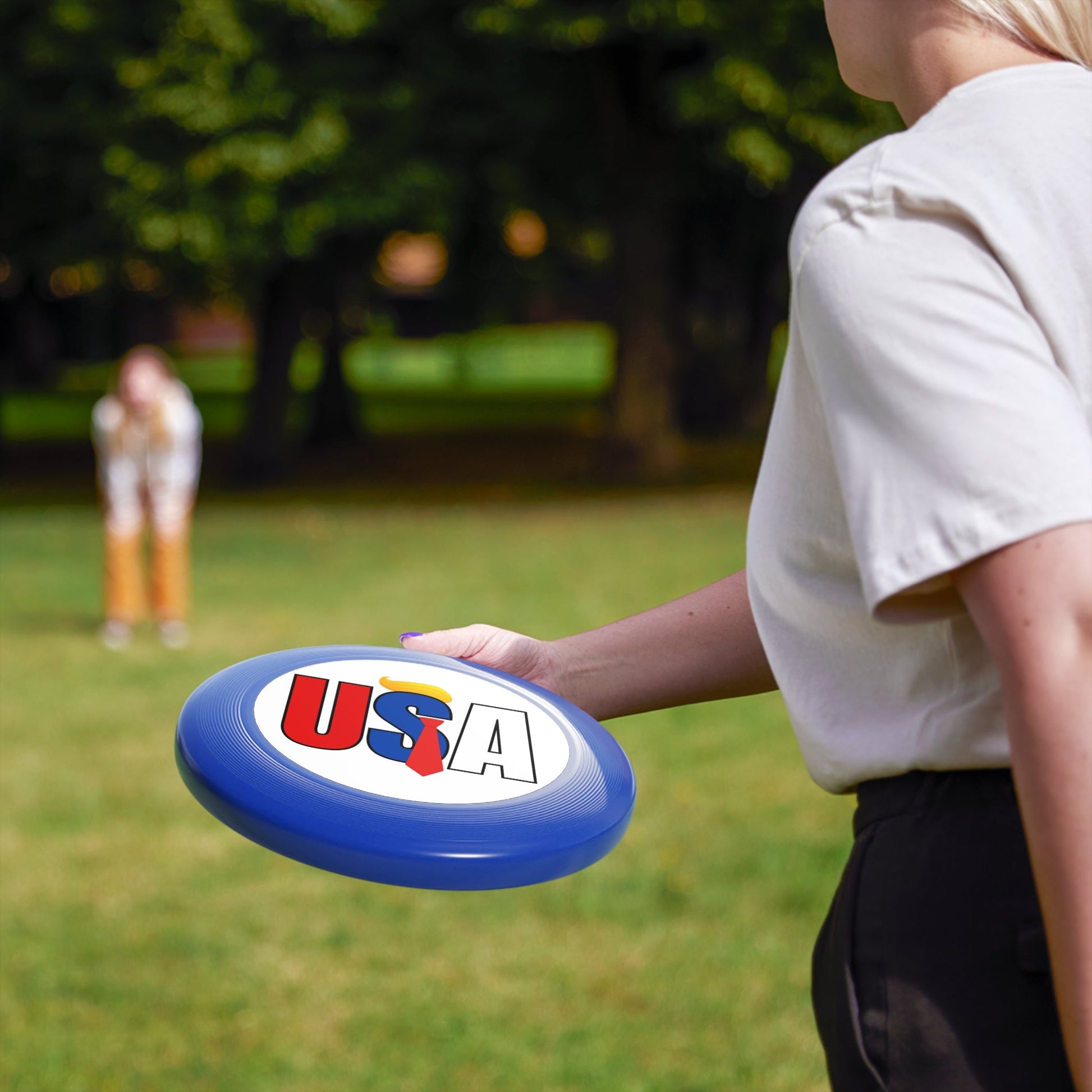 Fun Trump USA Design Wham-O Frisbee Printify