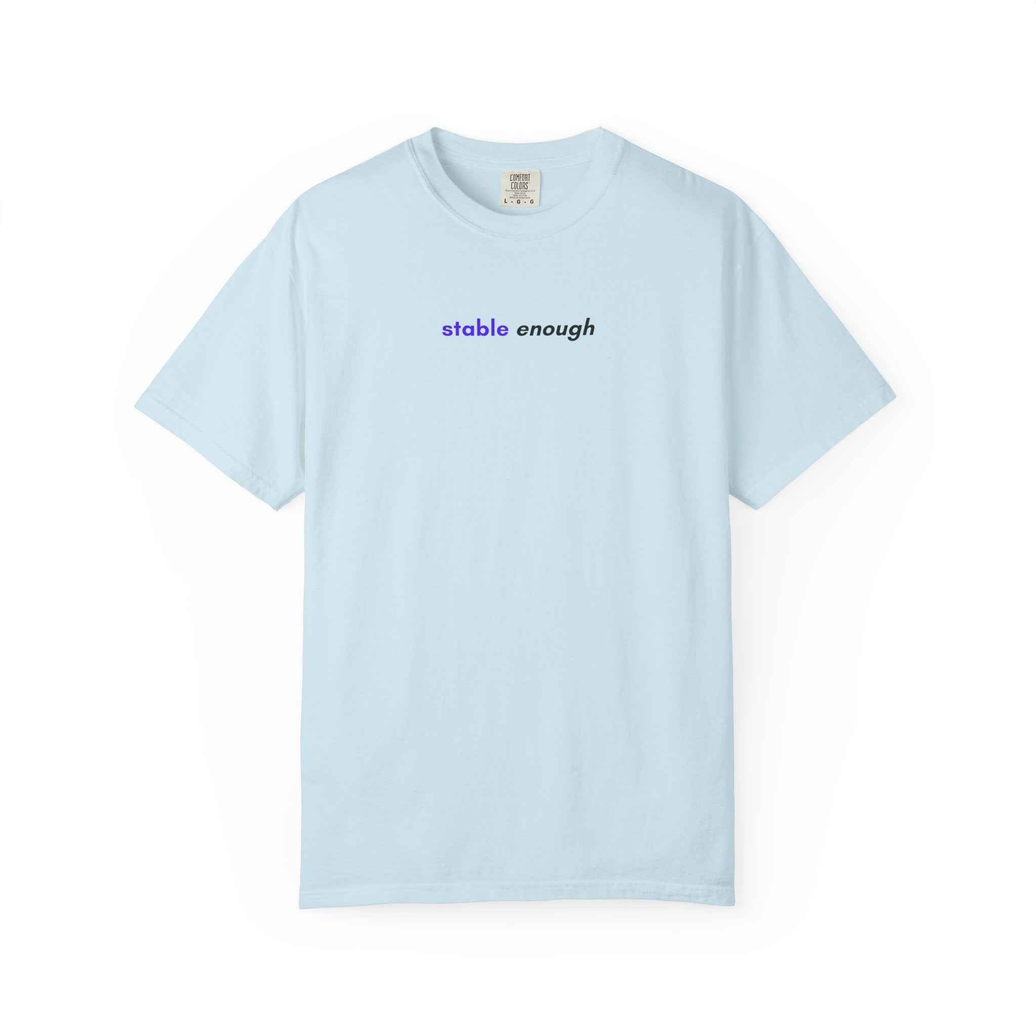 Stable Enough Epilepsy Awareness T-Shirt | Minimal Awareness Tee