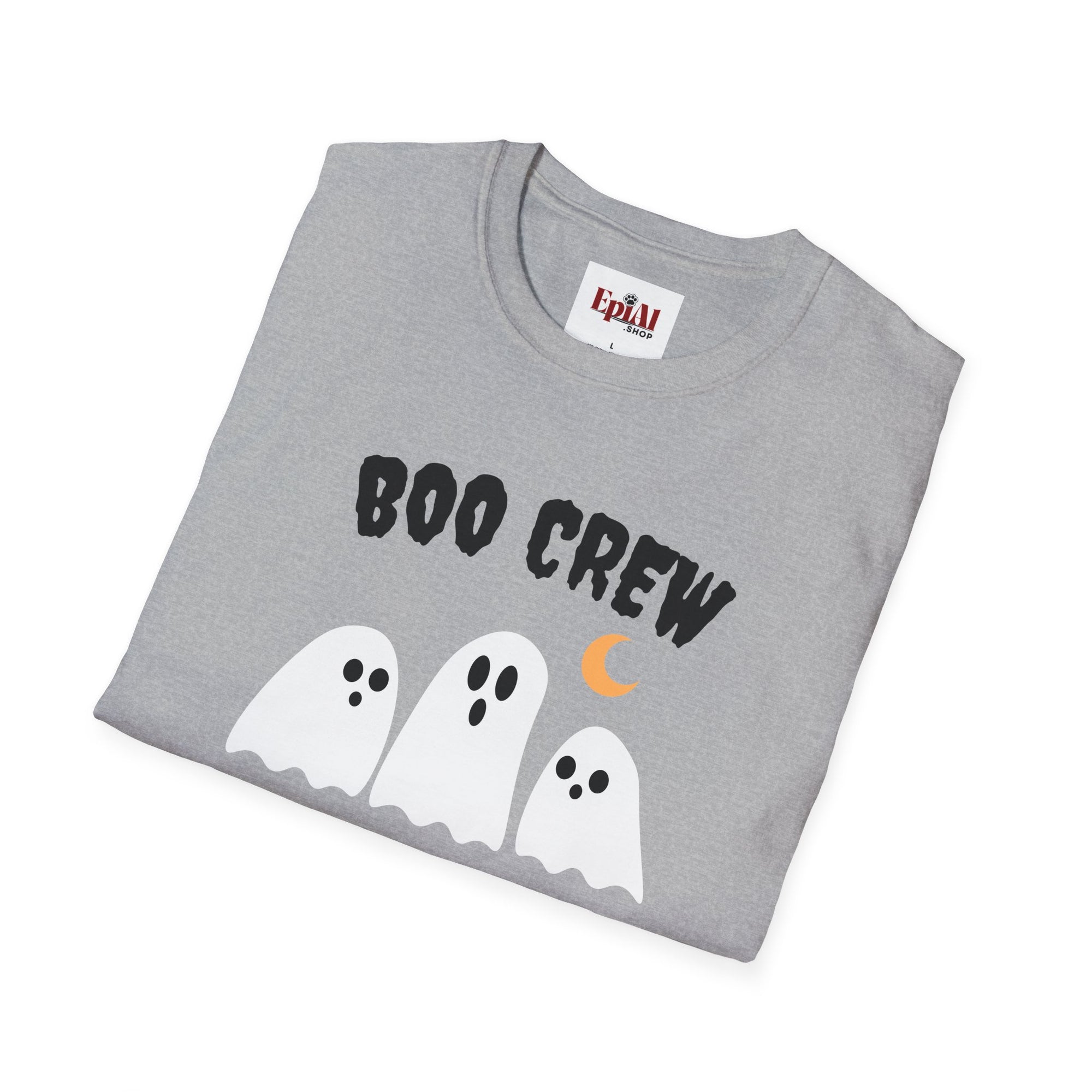 Halloween Boo Crew Unisex T-Shirt, Spooky Apparel, Ghost Lovers, Halloween Costume, Fall Fashion