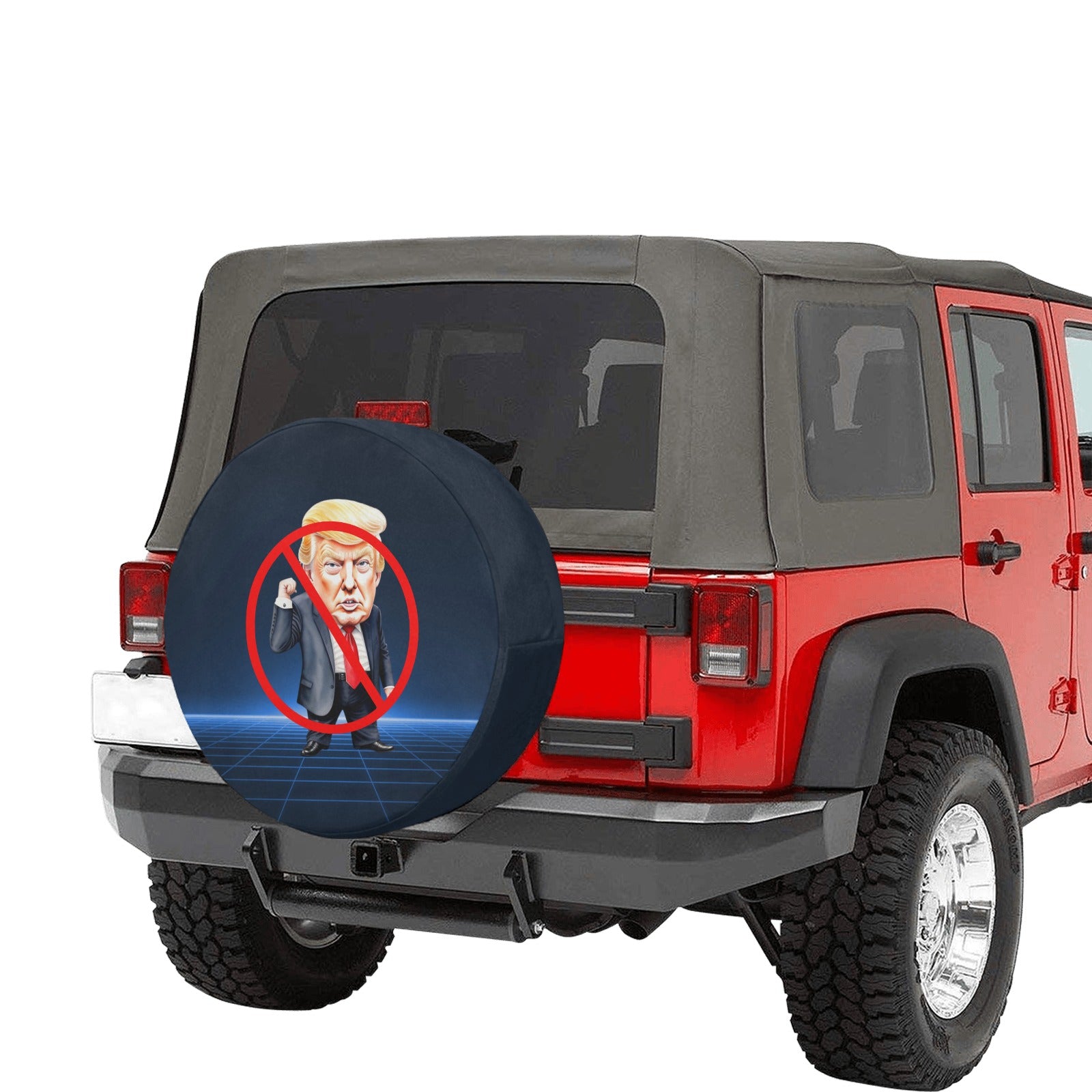 Anti-Trump Spare Tire Cover (Small)(15")