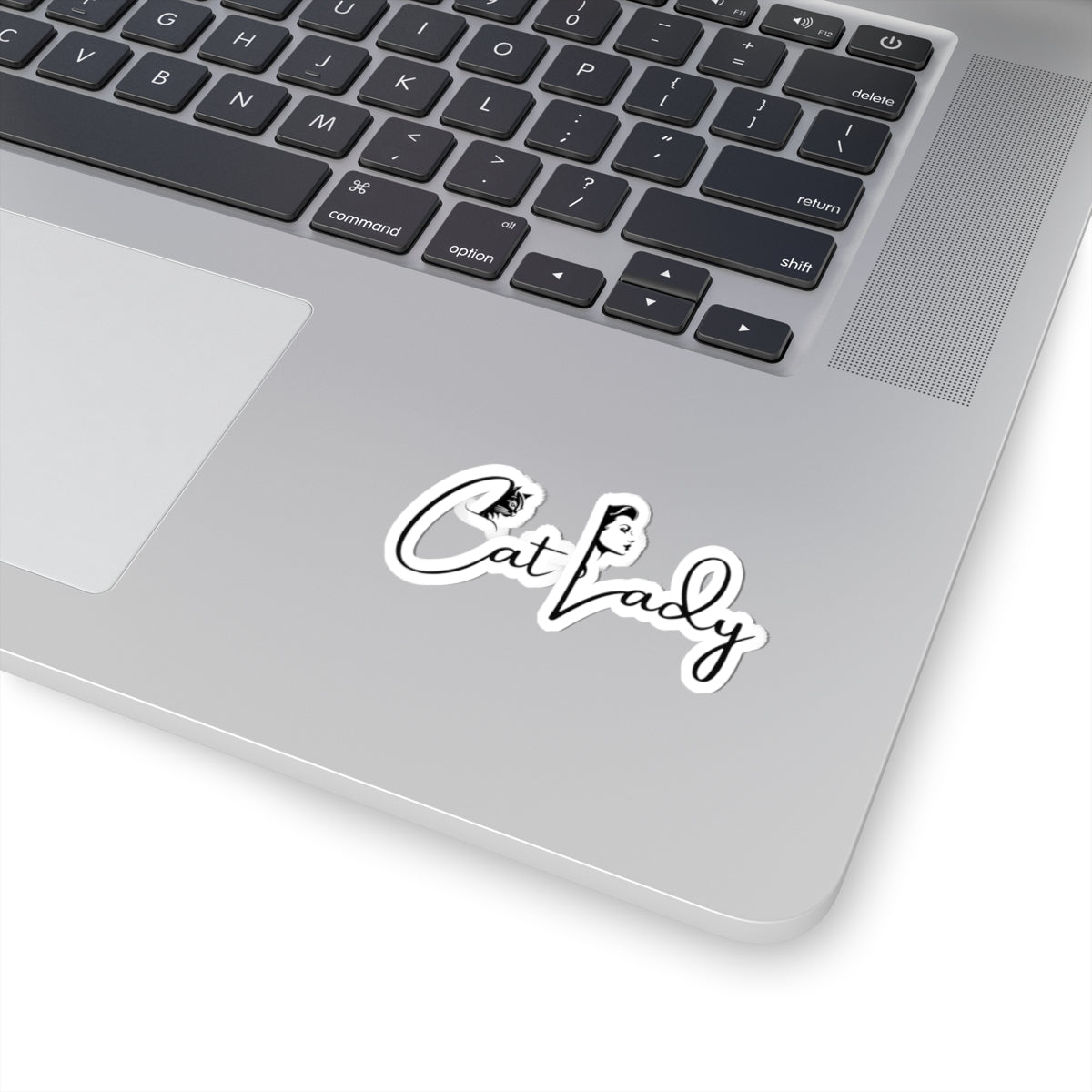 Cat Lady Kiss-Cut Stickers - Perfect for Cat Lovers & Pet Enthusiasts Printify