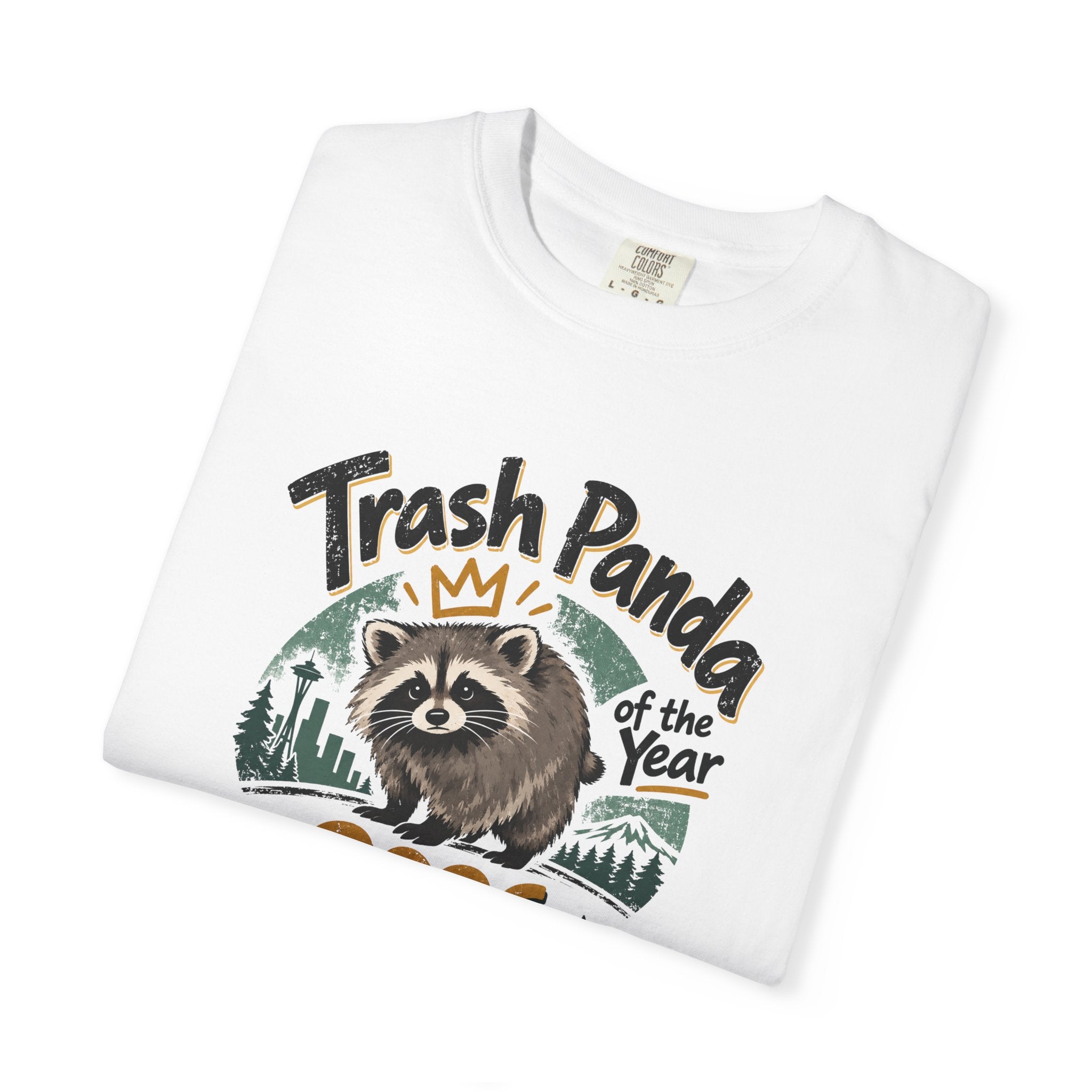Trash Panda of the Year 2026 Garment-Dyed T-Shirt | Jimothy-Inspired Raccoon Tee