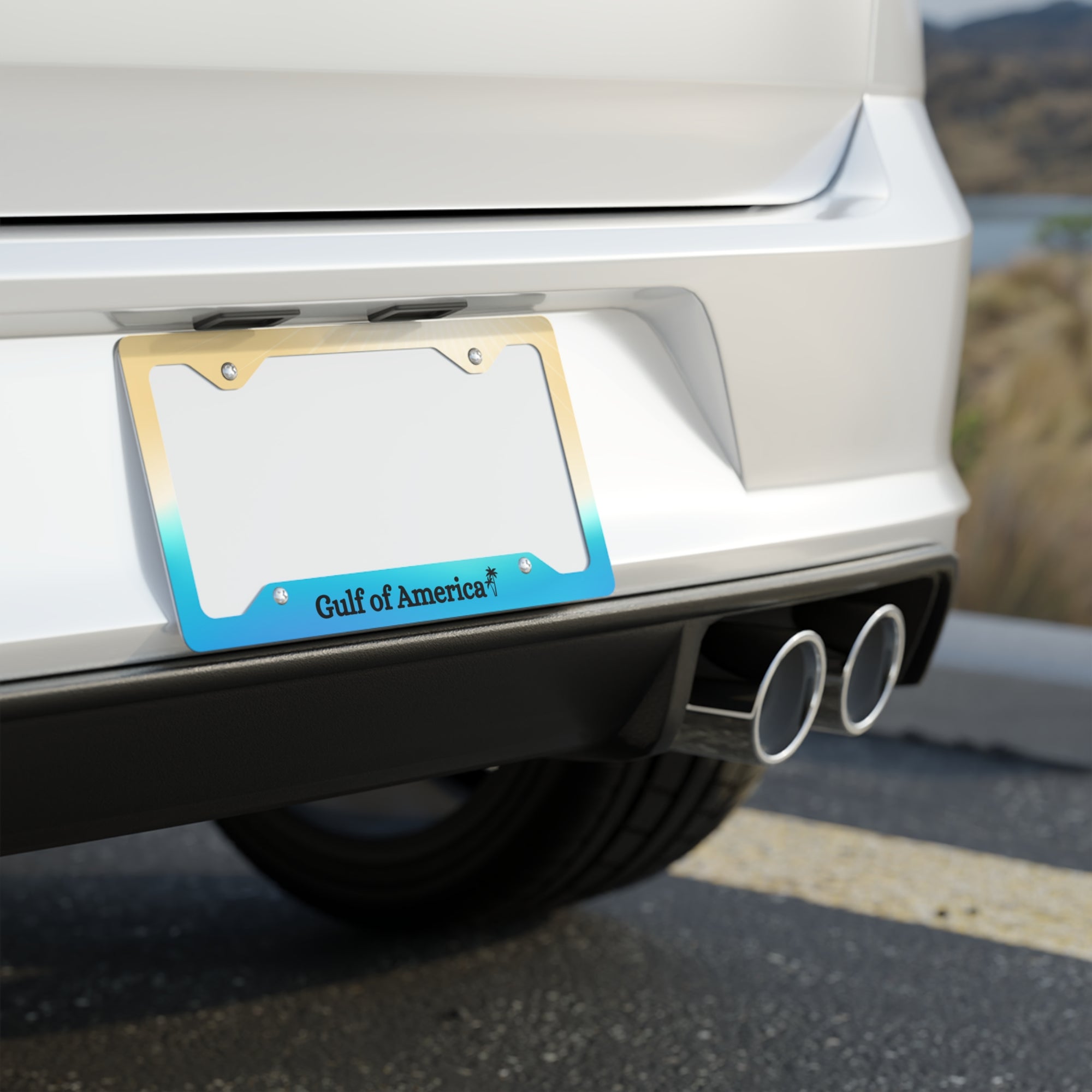 American Gulf Metal License Plate Frame