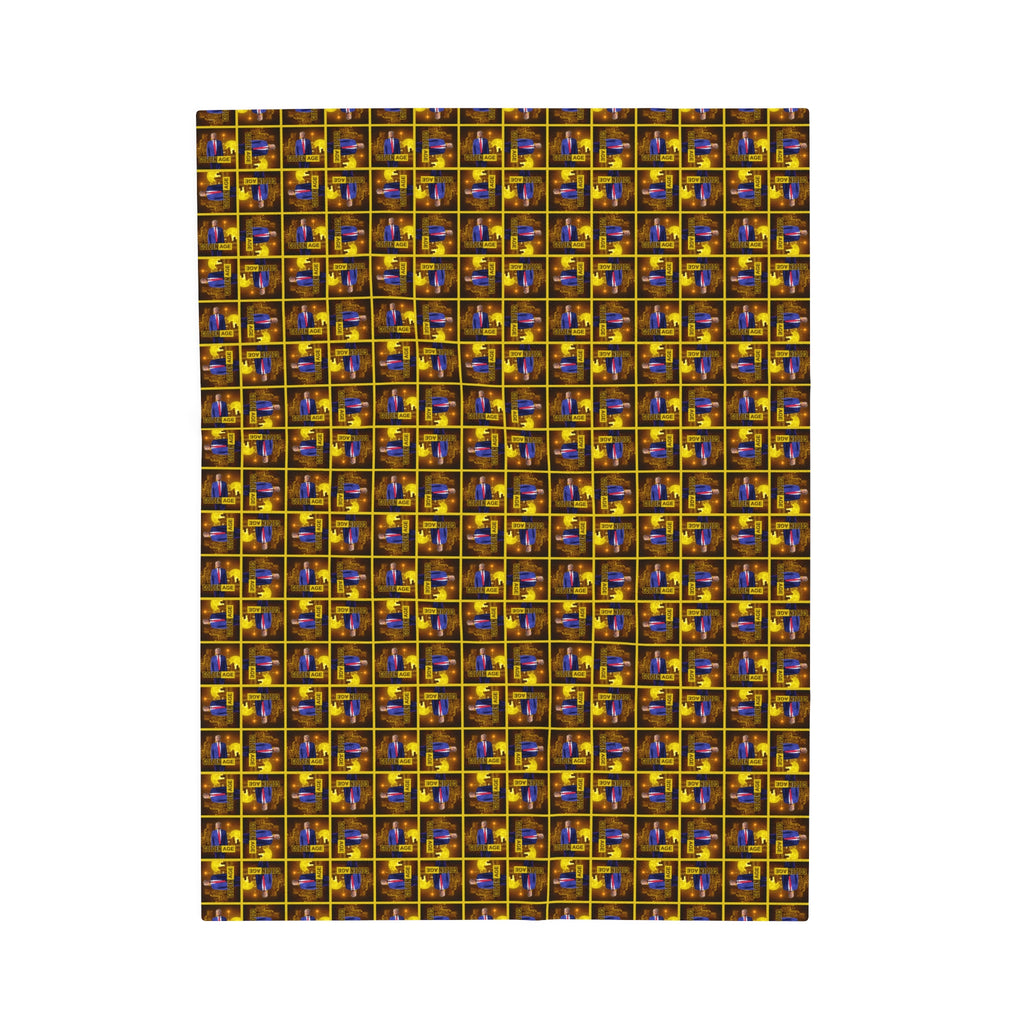 Trump Golden Age Velveteen Plush Blanket