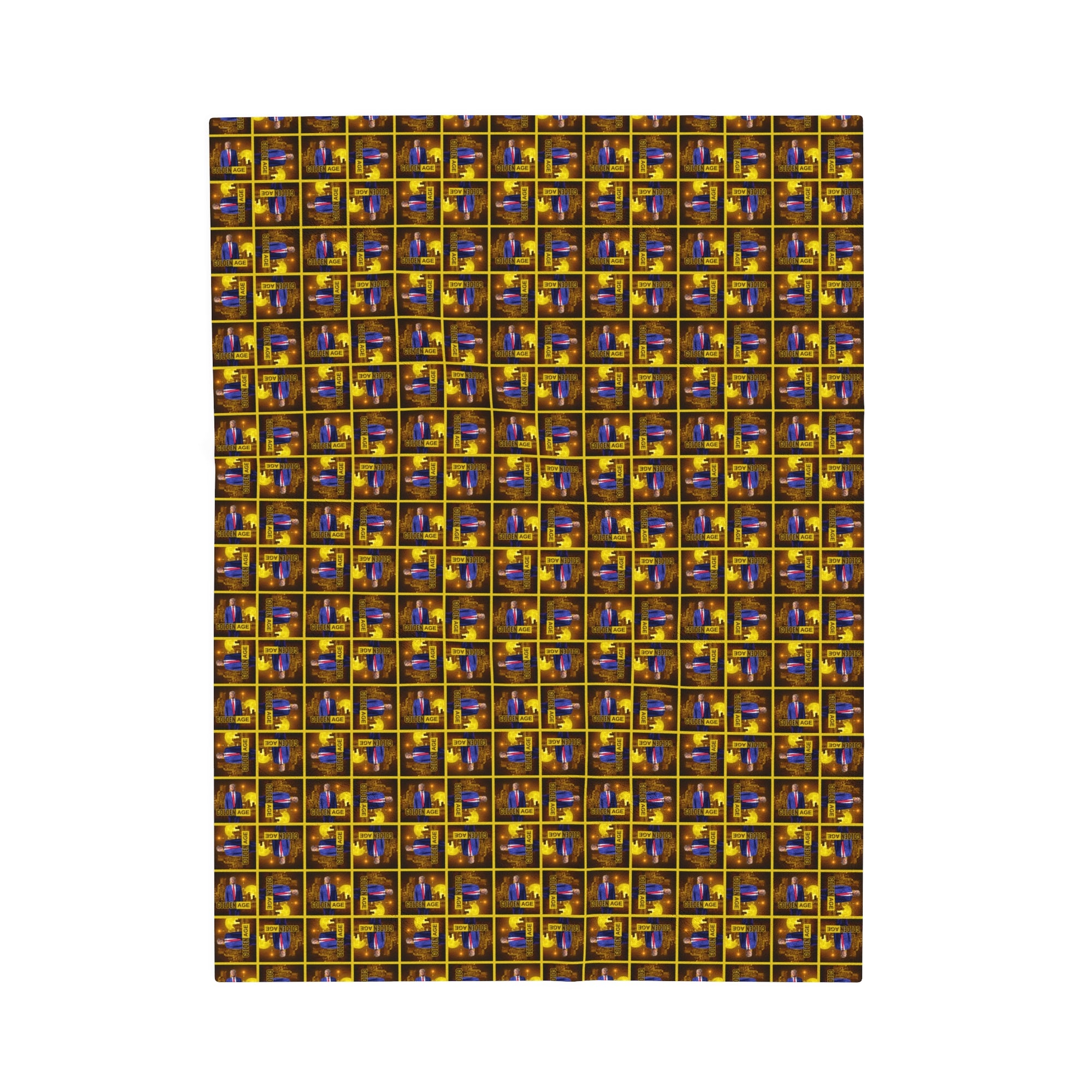 Trump Golden Age Velveteen Plush Blanket