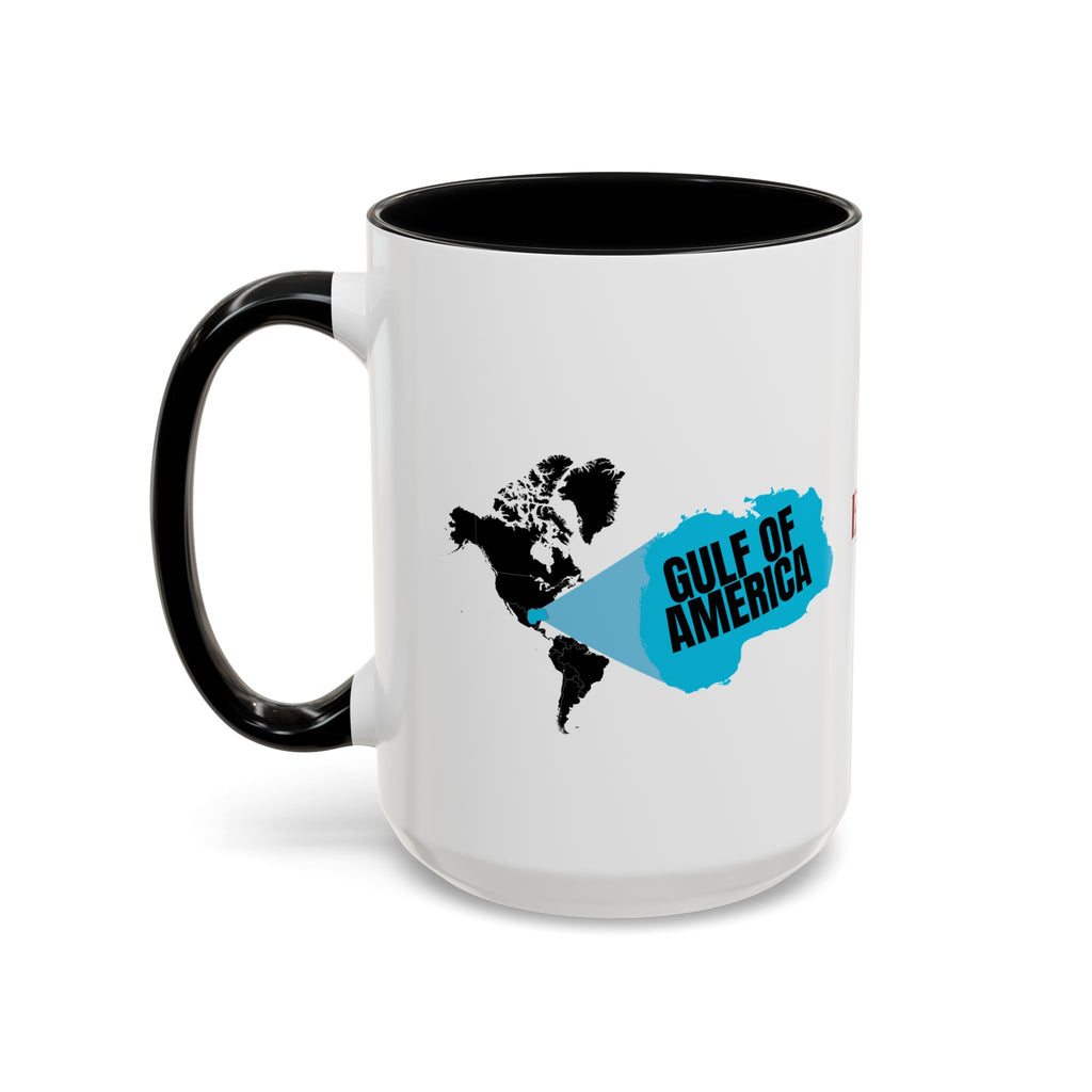 American Gulf Map Accent Coffee Mug