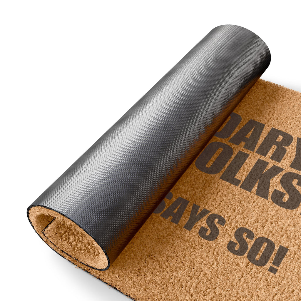 Legendary Visit, Folks Doormat – Bold Parody Farewell Mat